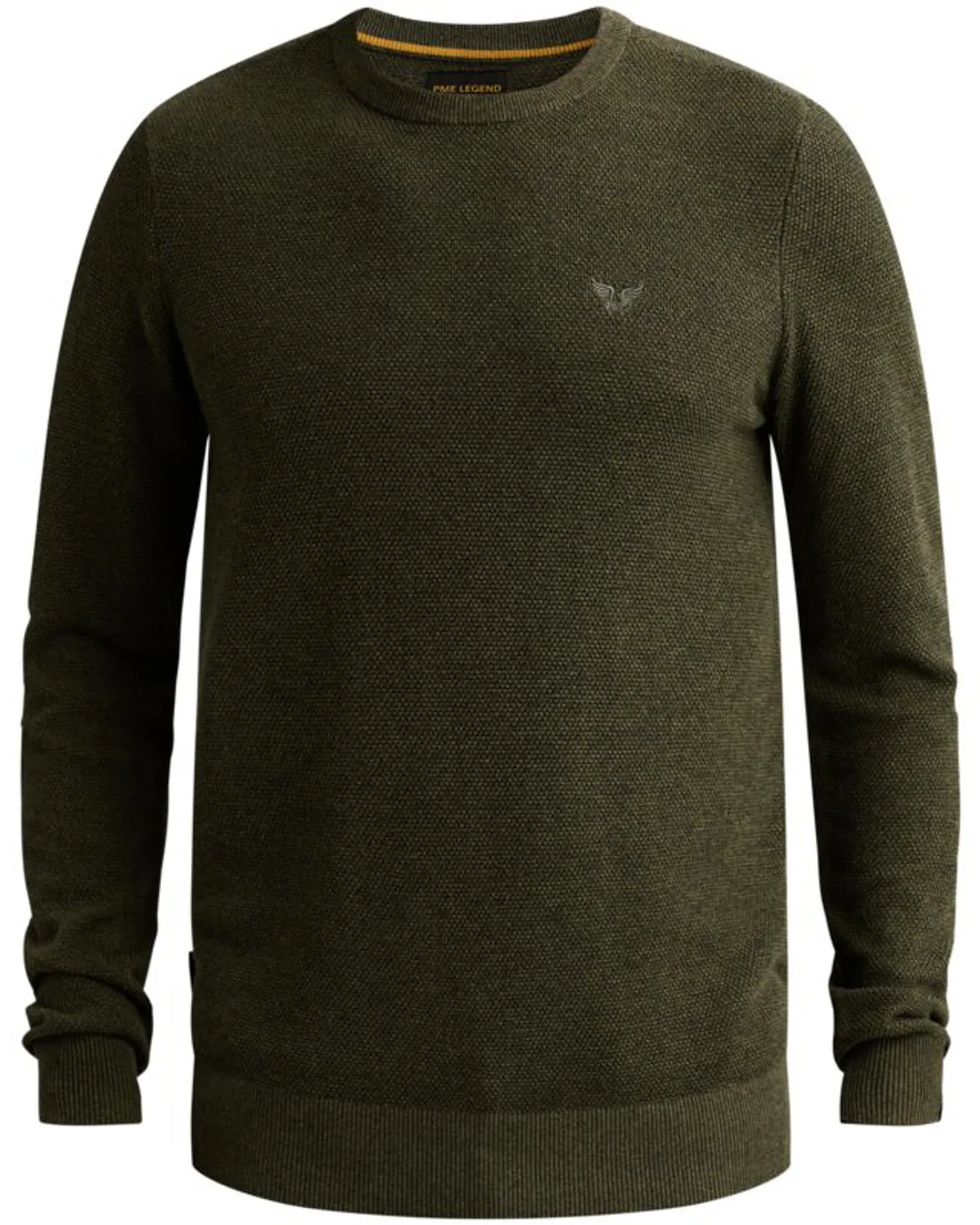 PME Legend Trui ronde hals Groen 111523-001-L