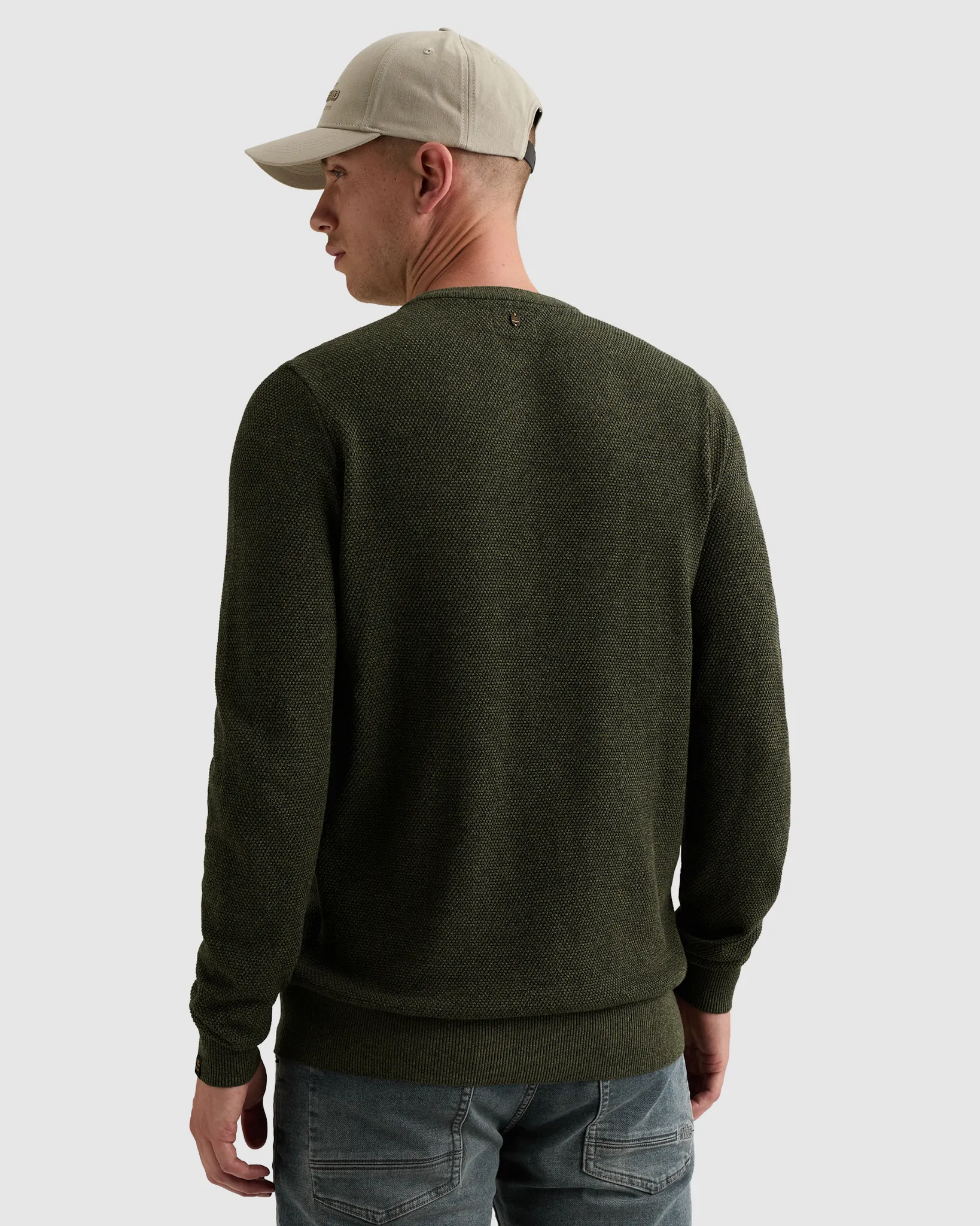 PME Legend Trui ronde hals Groen 111523-001-L