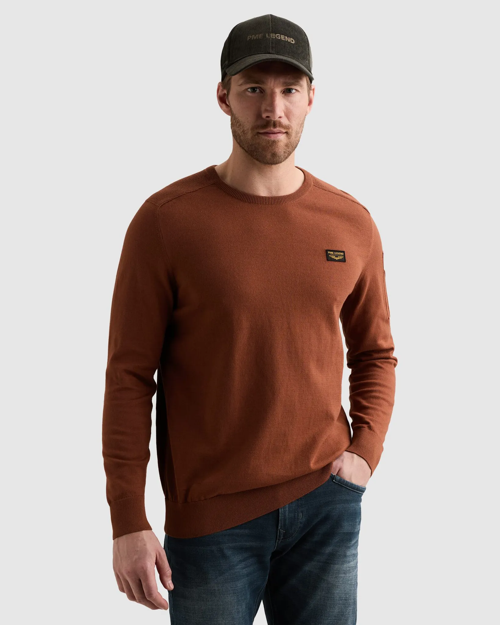 PME Legend Trui ronde hals Zwart 111528-001-L