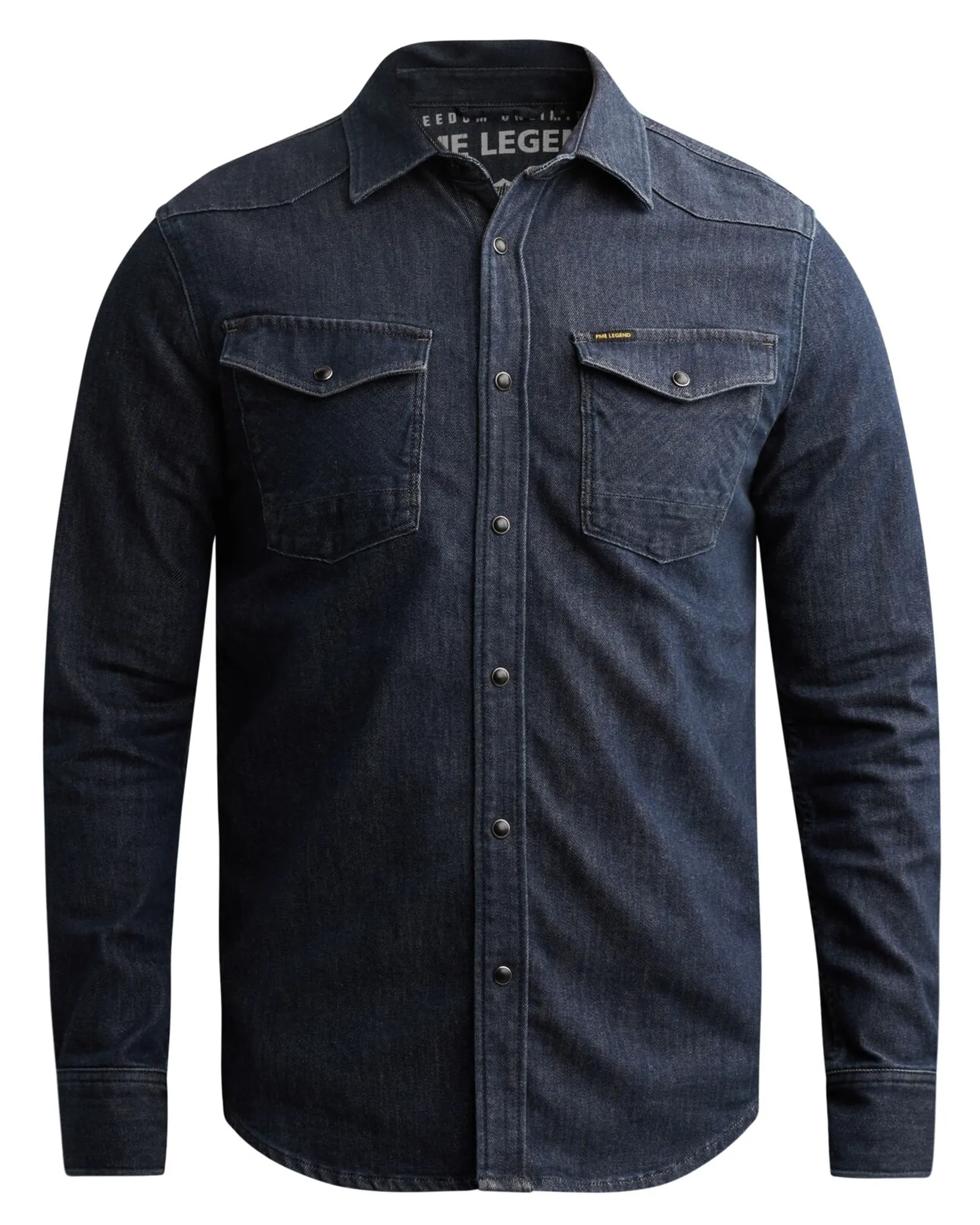 PME Legend Casual Overhemd Blauw 111534-001-L