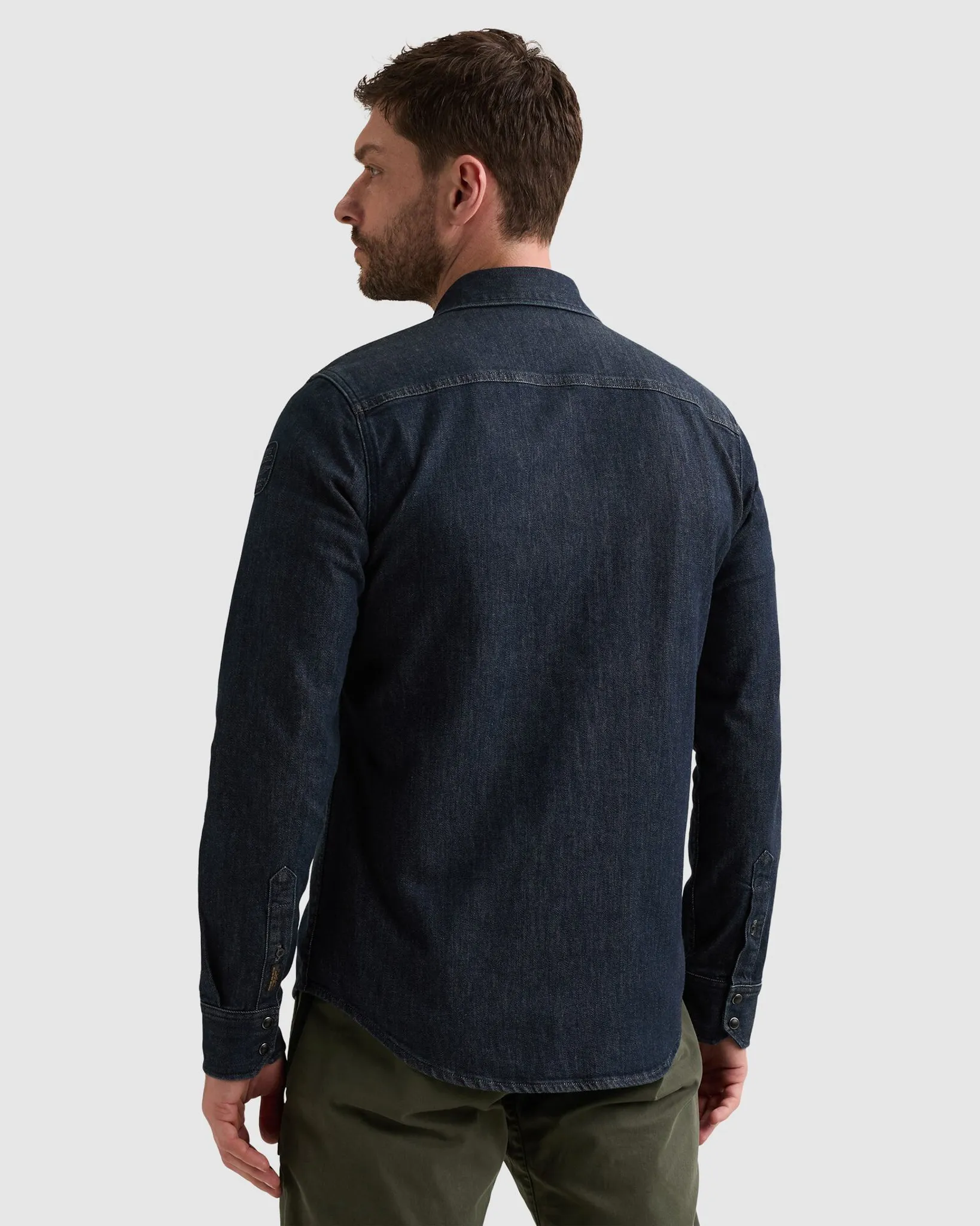 PME Legend Casual Overhemd Blauw 111534-001-L