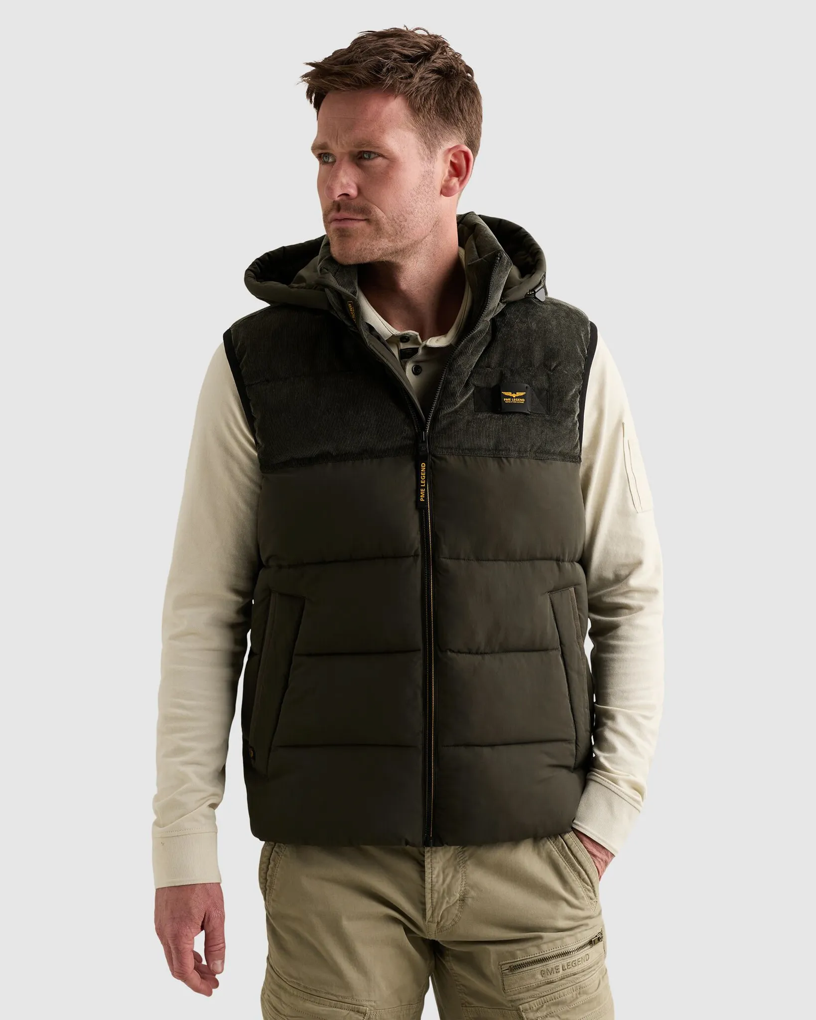 PME Legend Gobbler Bodywarmer Grijs 111541-001-L