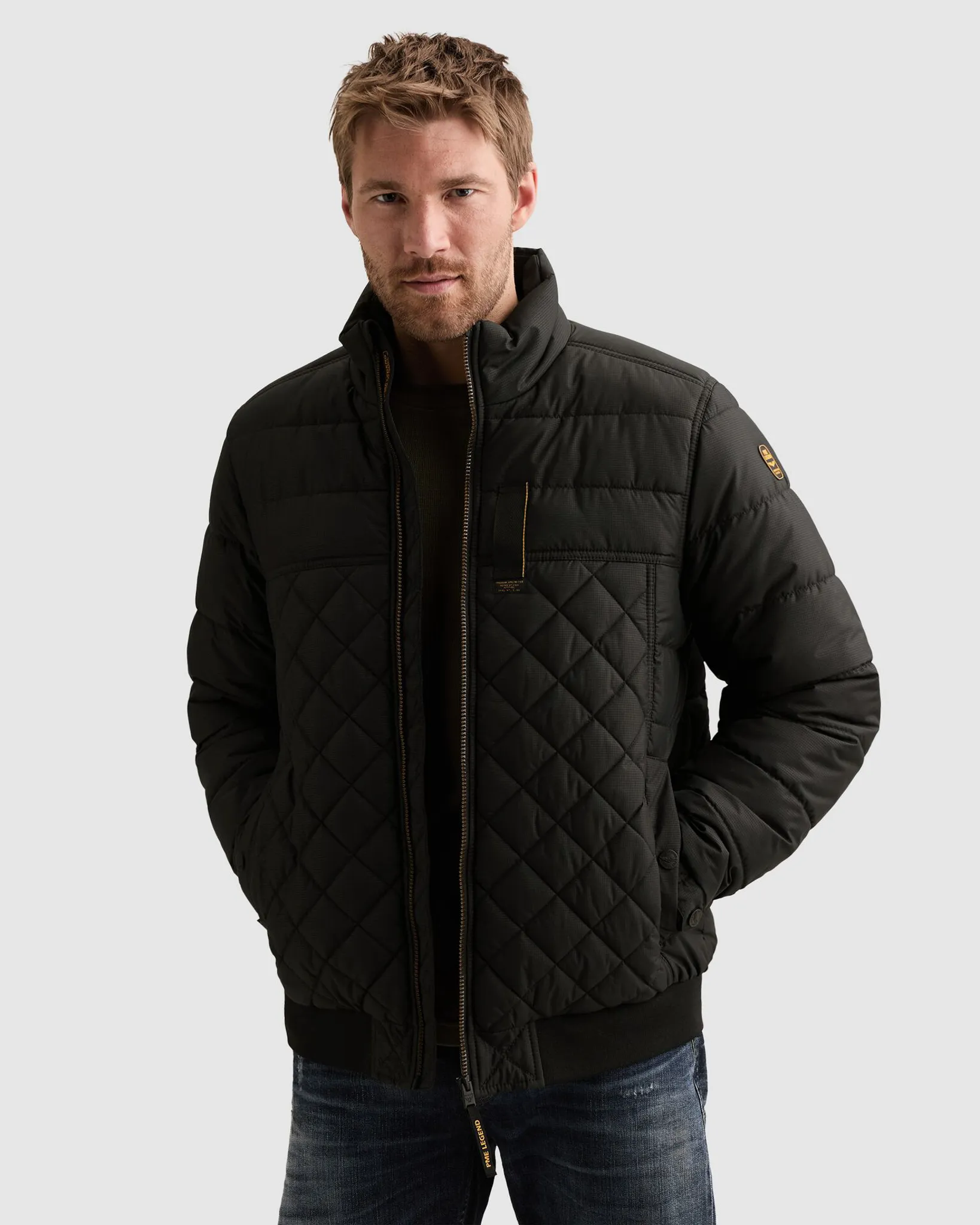 PME Legend Cargo Glider Gewatteerde jas Zwart 111543-001-L