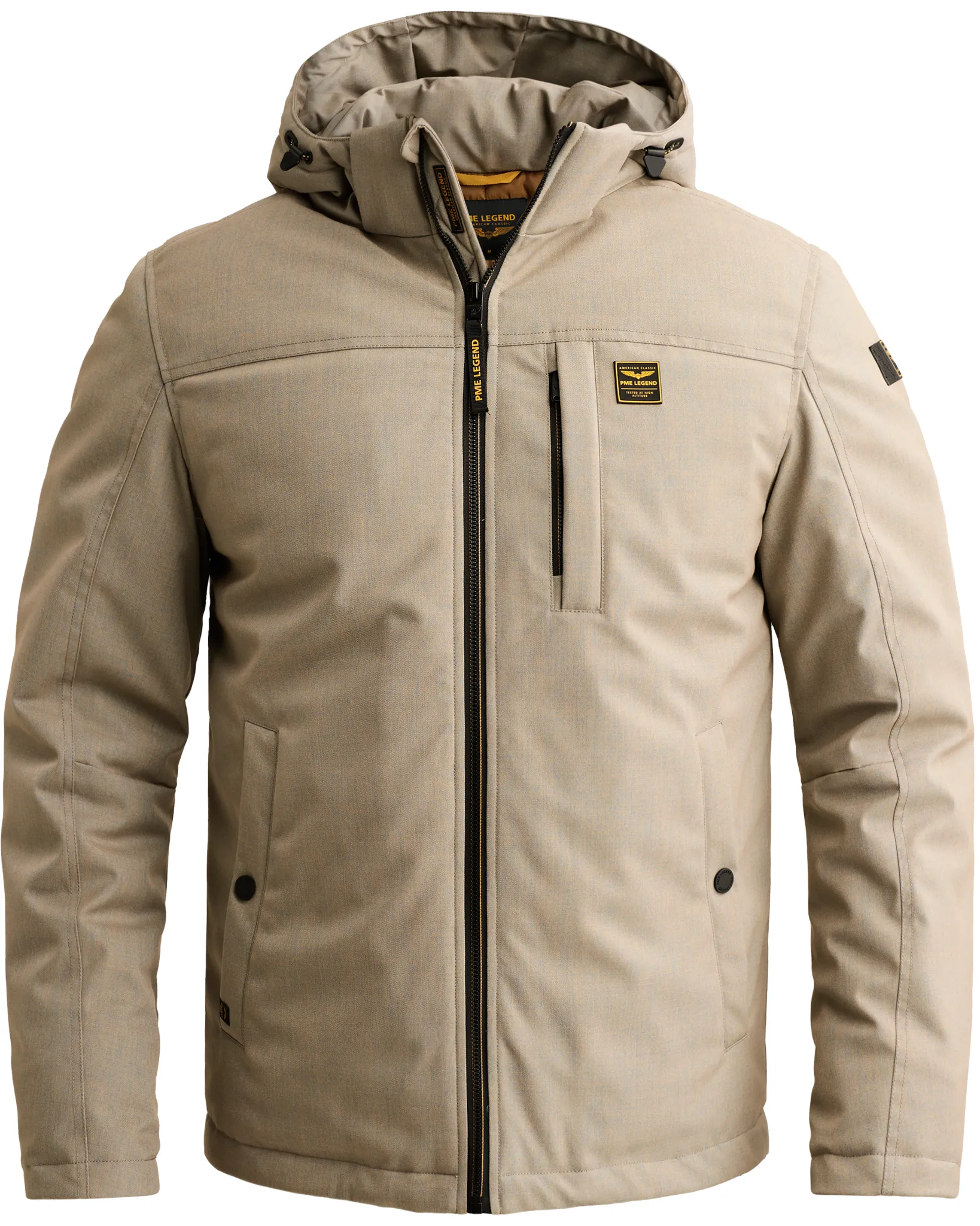 PME Legend Gewatteerde jas Strator Beige 111546-001-L