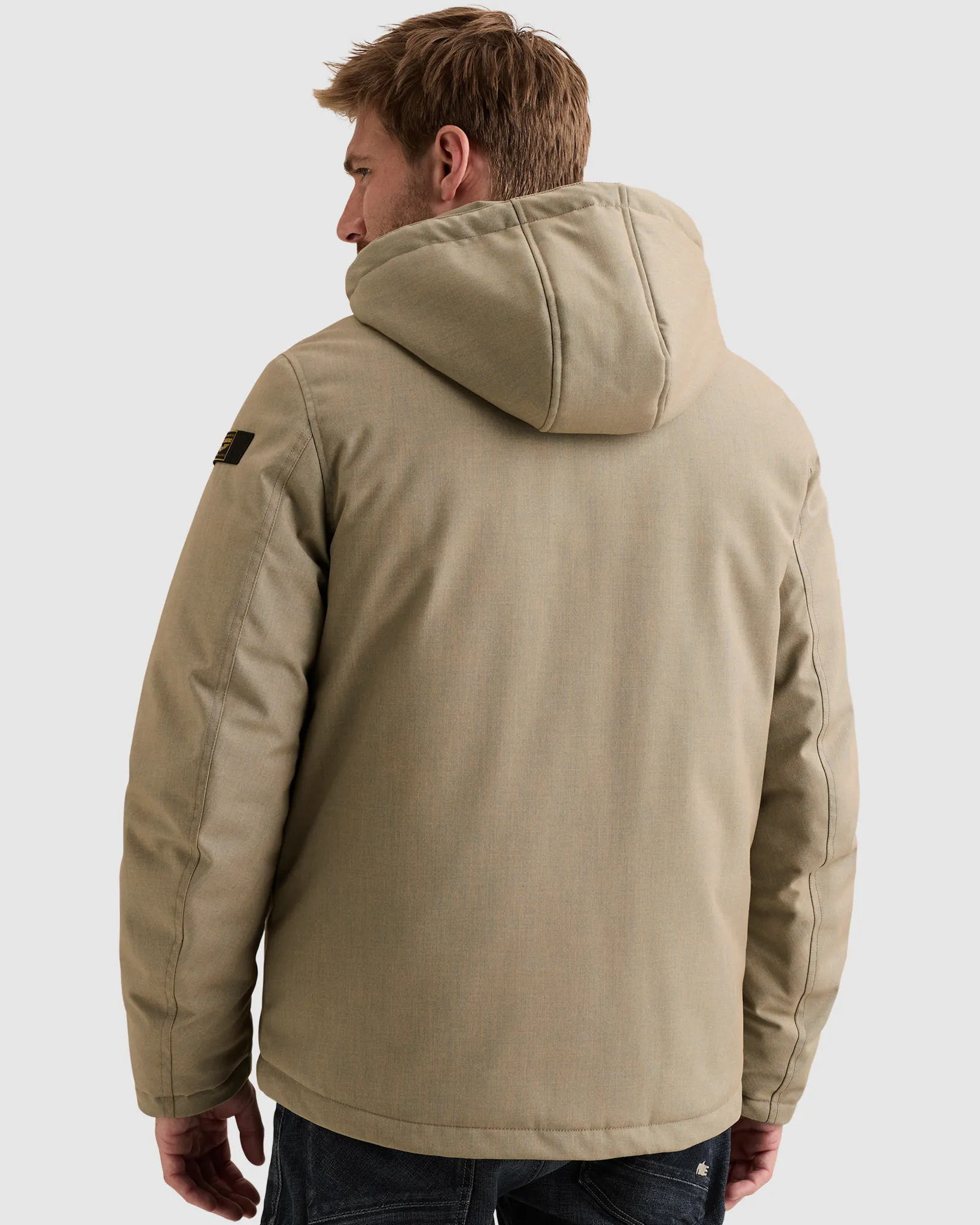 PME Legend Gewatteerde jas Strator Beige 111546-001-L
