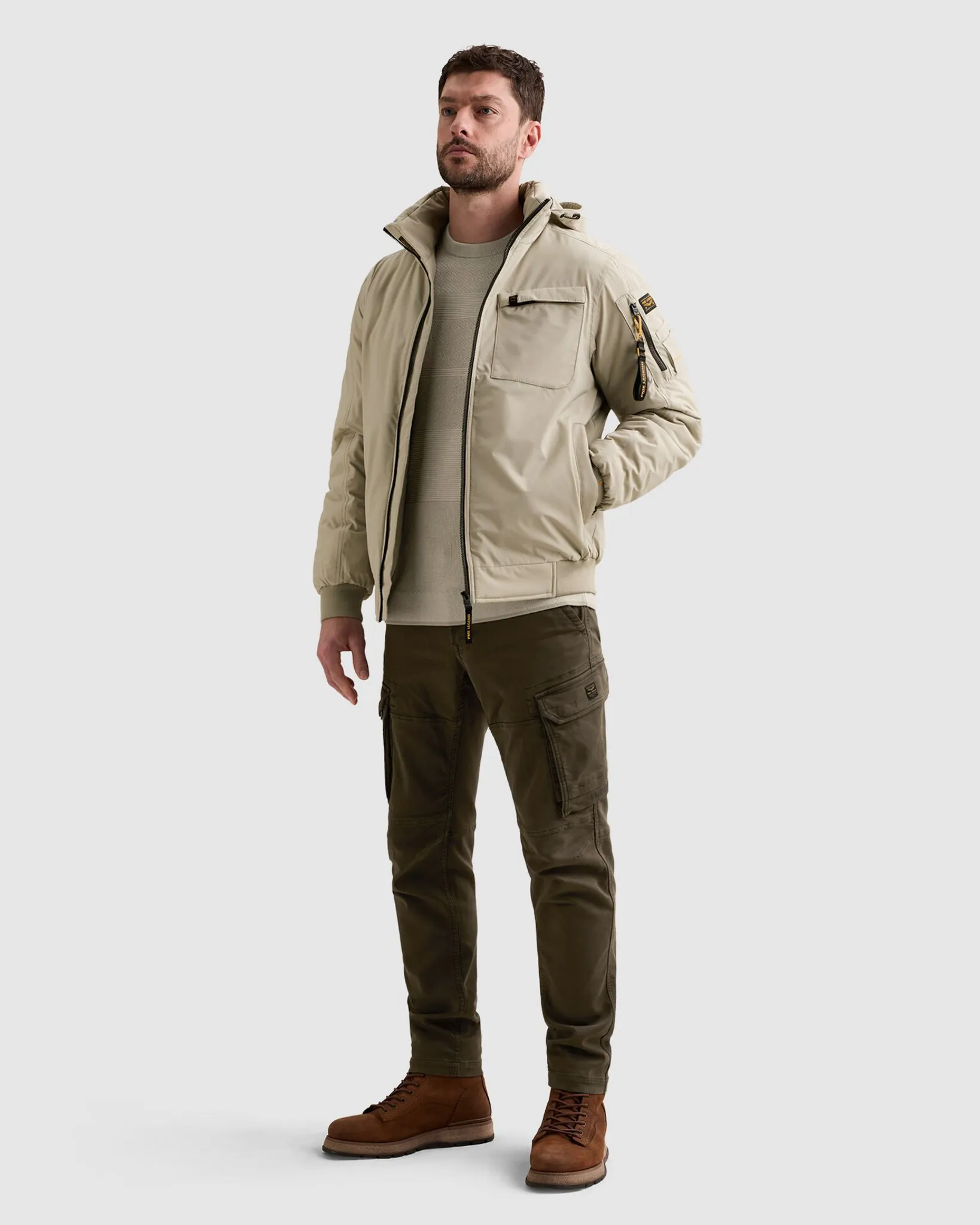 PME Legend Gewatteerde jas Havil-Sky Blauw 111547-001-L