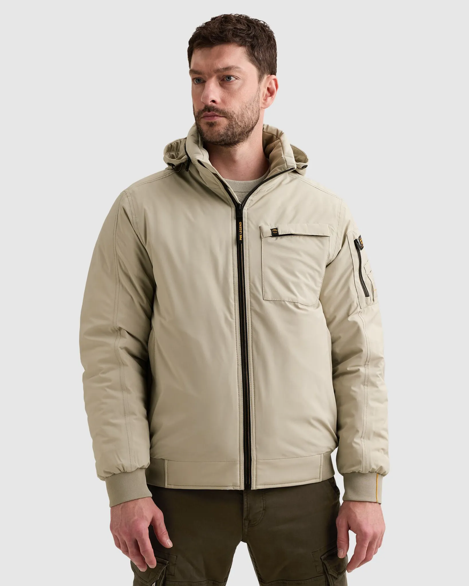 PME Legend Gewatteerde jas Havil-Sky Blauw 111547-001-L
