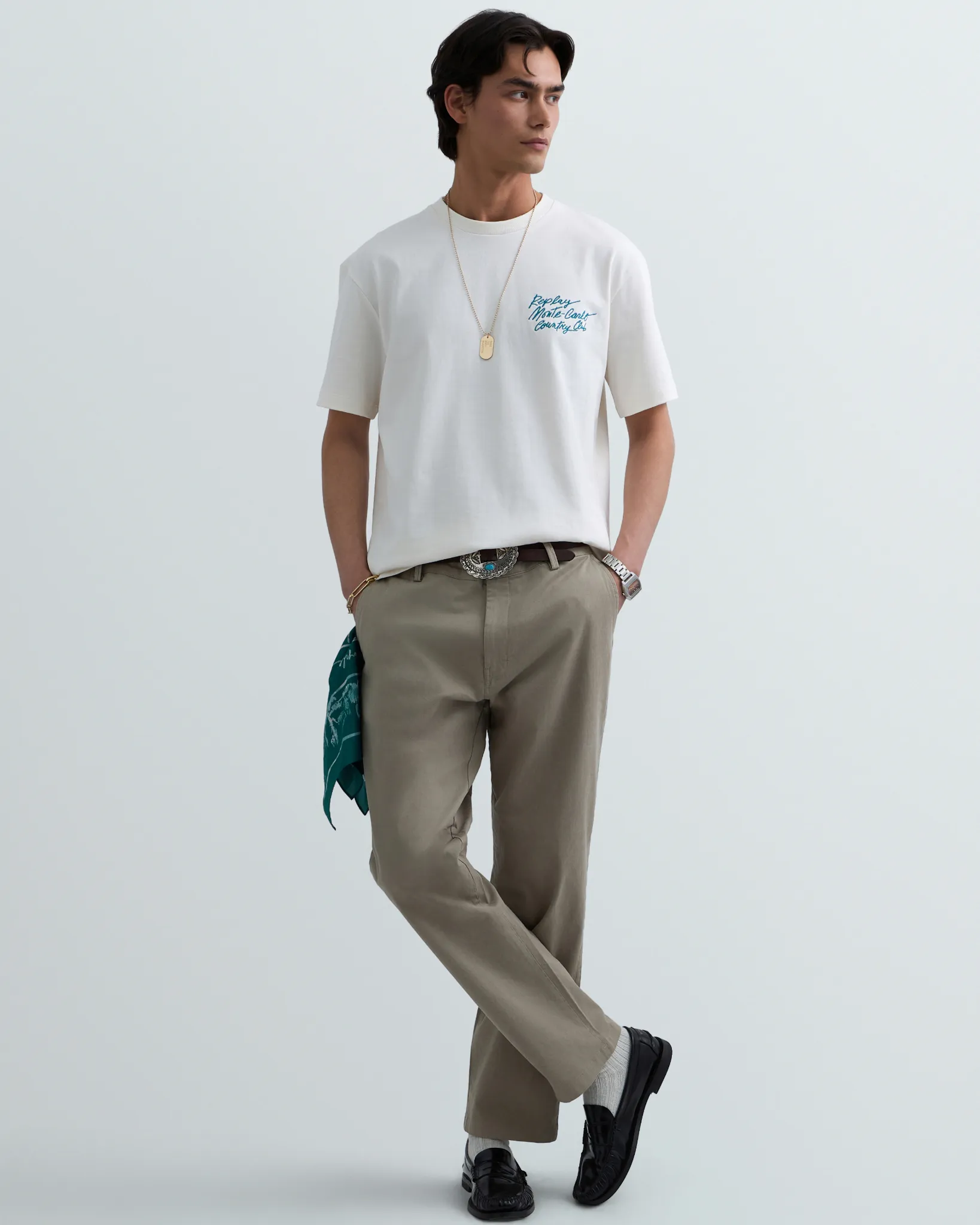 Replay T-shirt Monaco  Blauw 111792-001-L