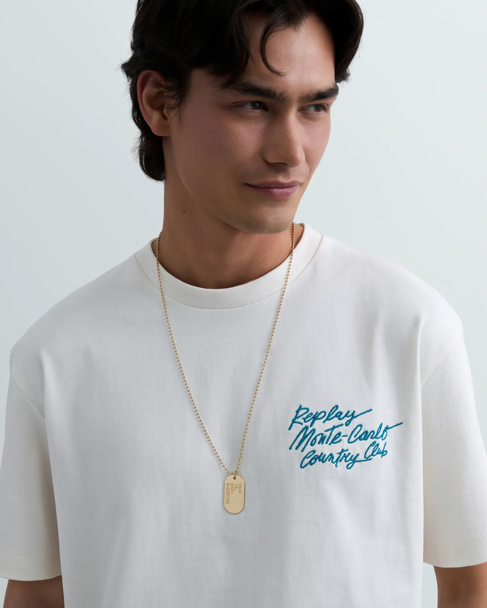 Replay T-shirt Monaco  Blauw 111792-001-L