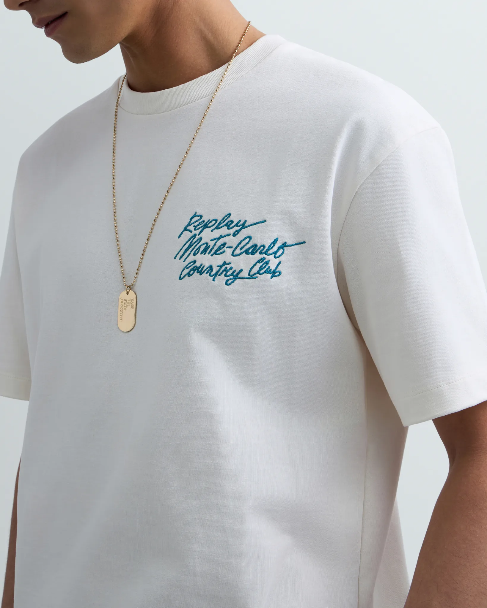 Replay T-shirt Monaco  Blauw 111792-001-L