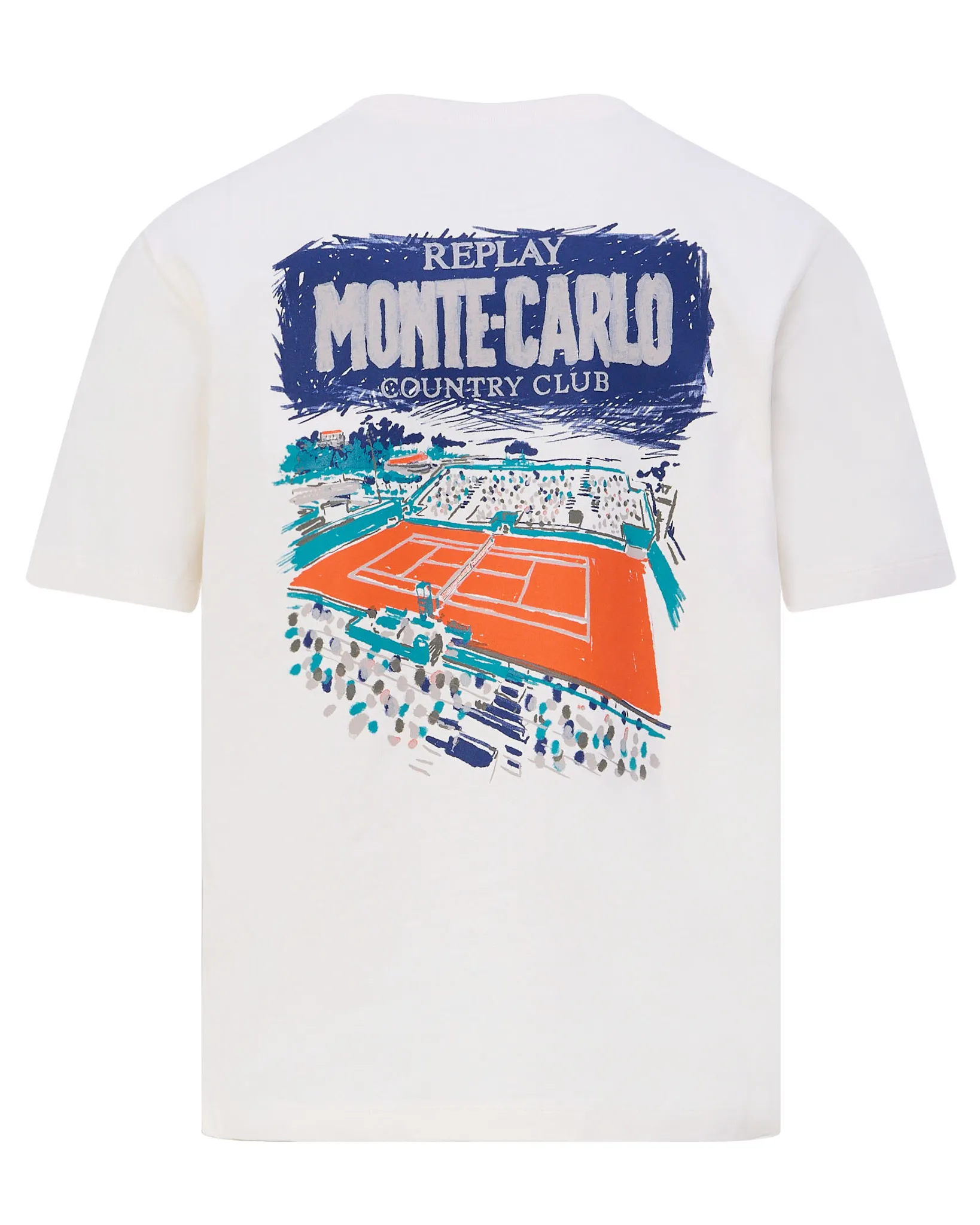 Replay T-shirt Monaco  Blauw 111793-001-L