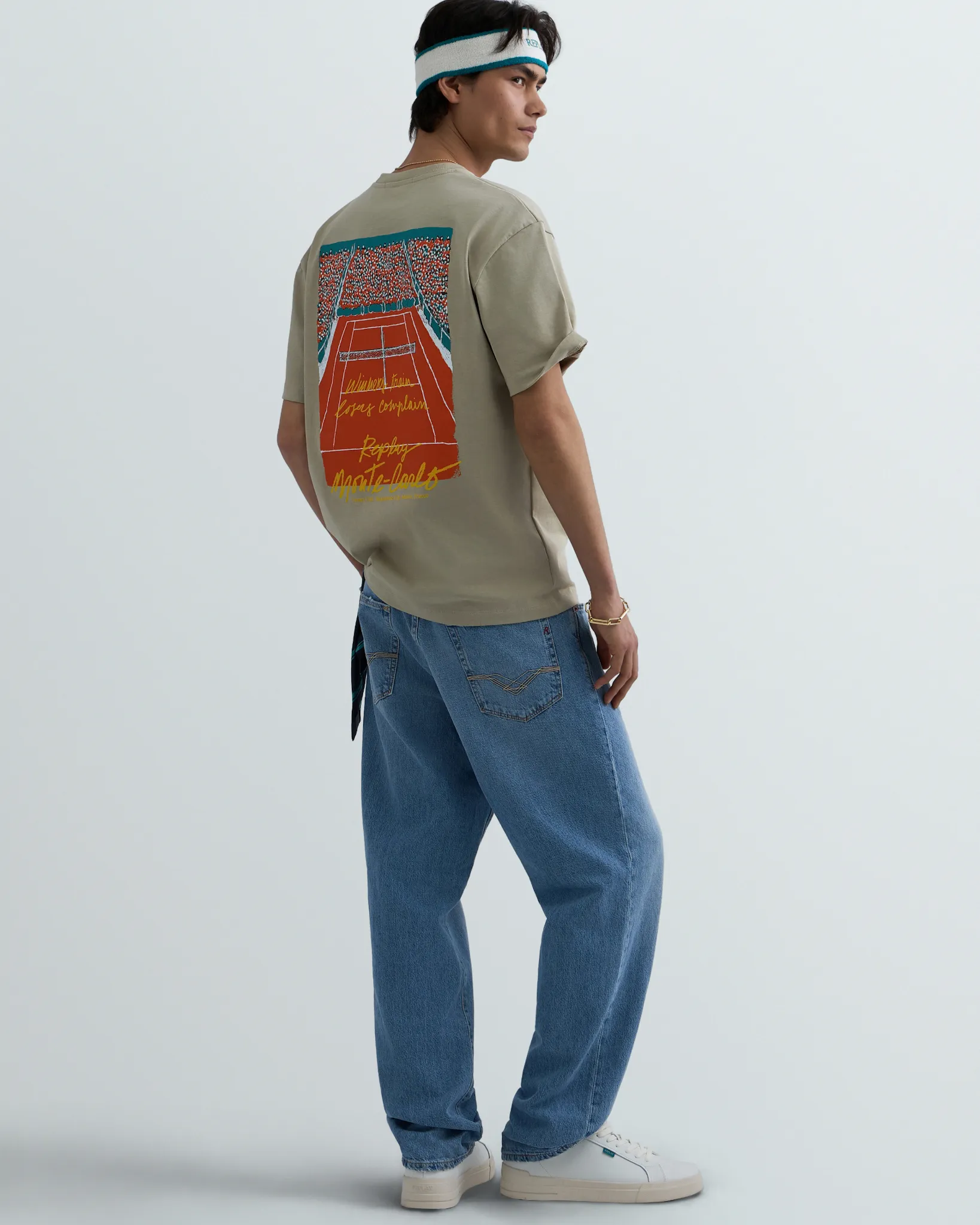 Replay T-shirt Monaco  Blauw 111795-001-L