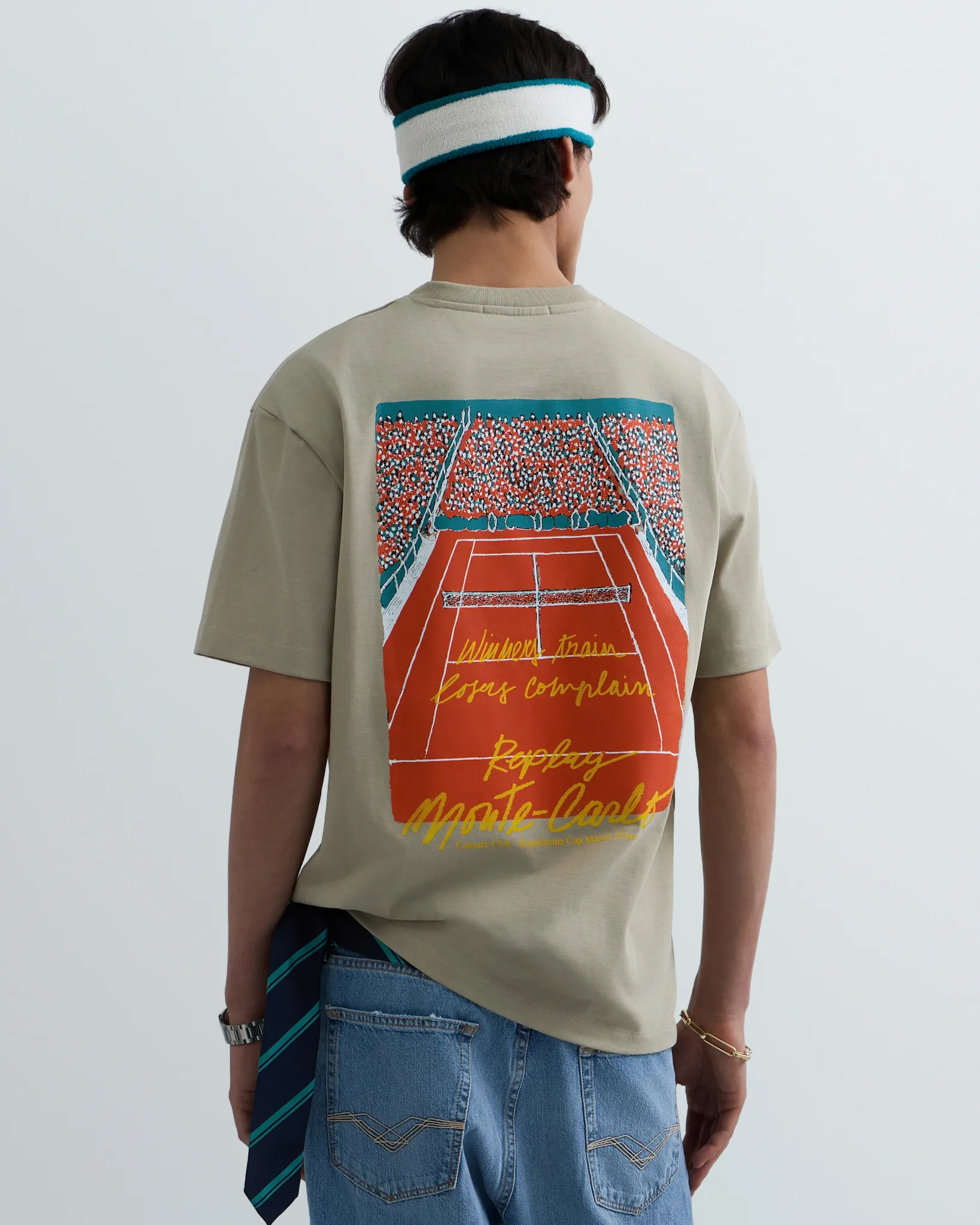 Replay T-shirt Monaco  Blauw 111795-001-L