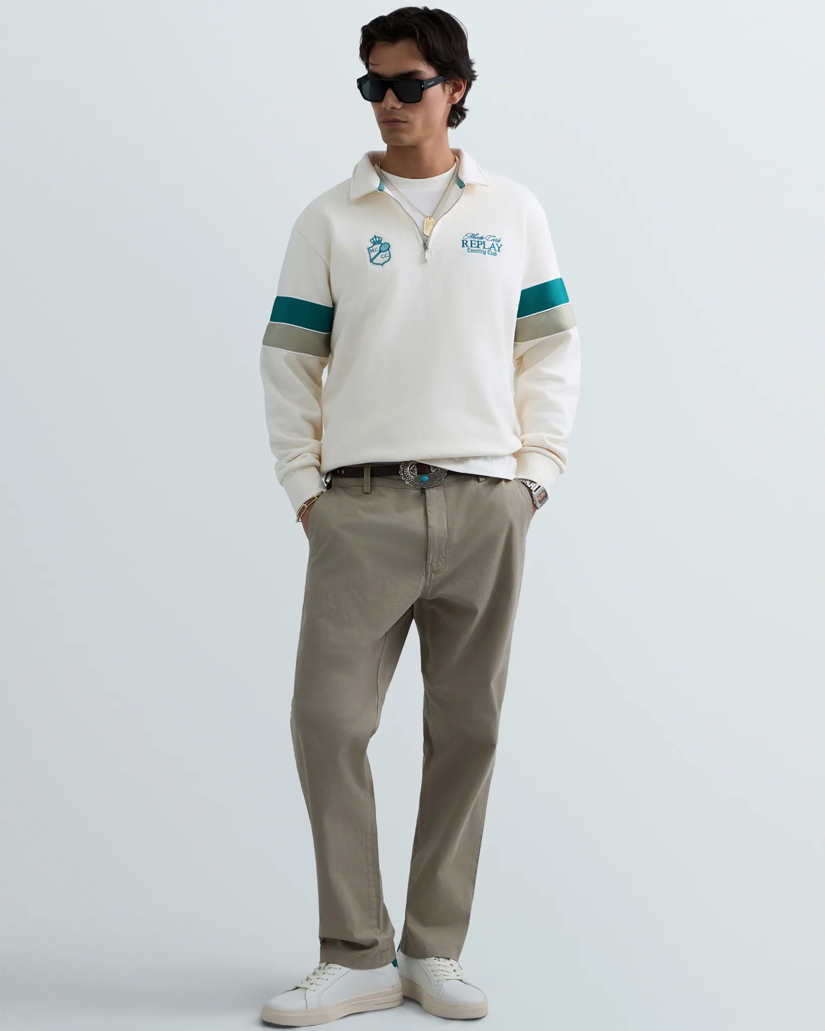 Replay Sweater Blauw 111796-001-L