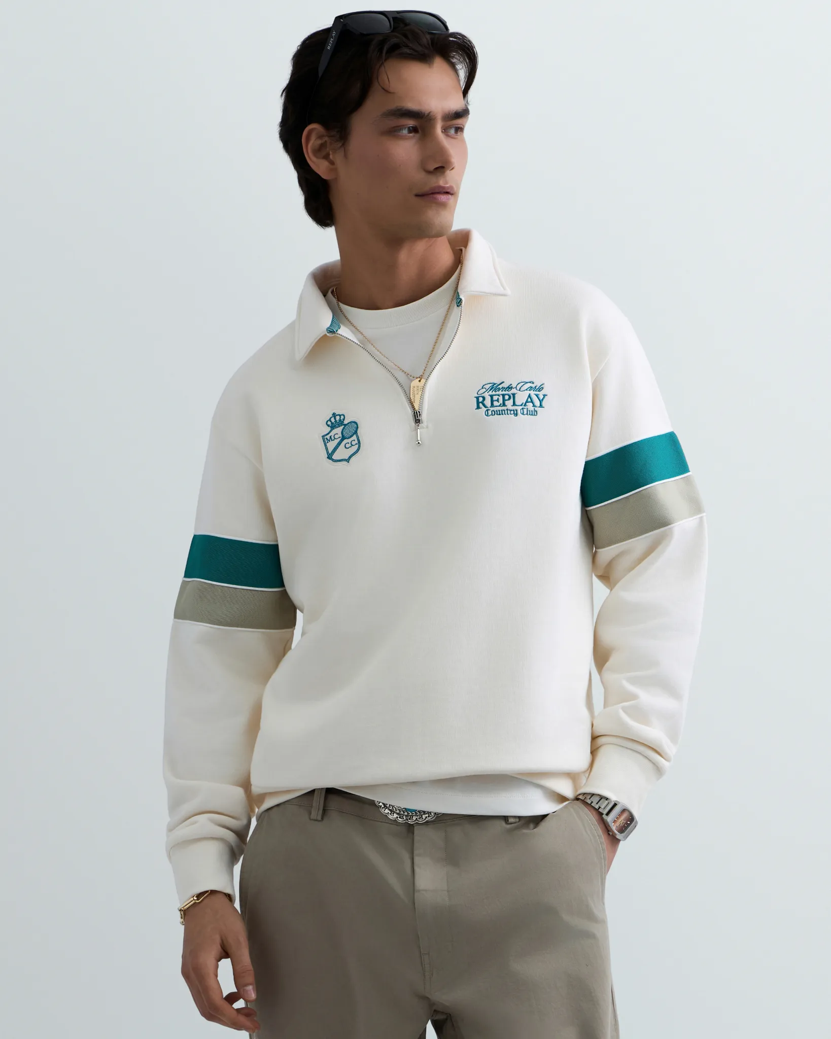 Replay Sweater Blauw 111796-001-L