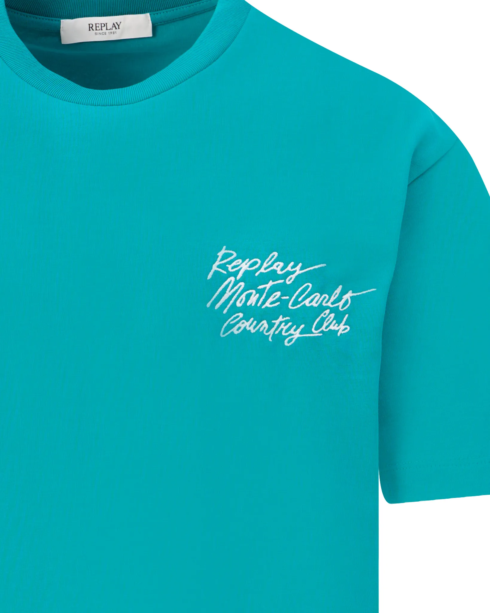 Replay T-shirt Korte mouw Blauw 111799-001-L