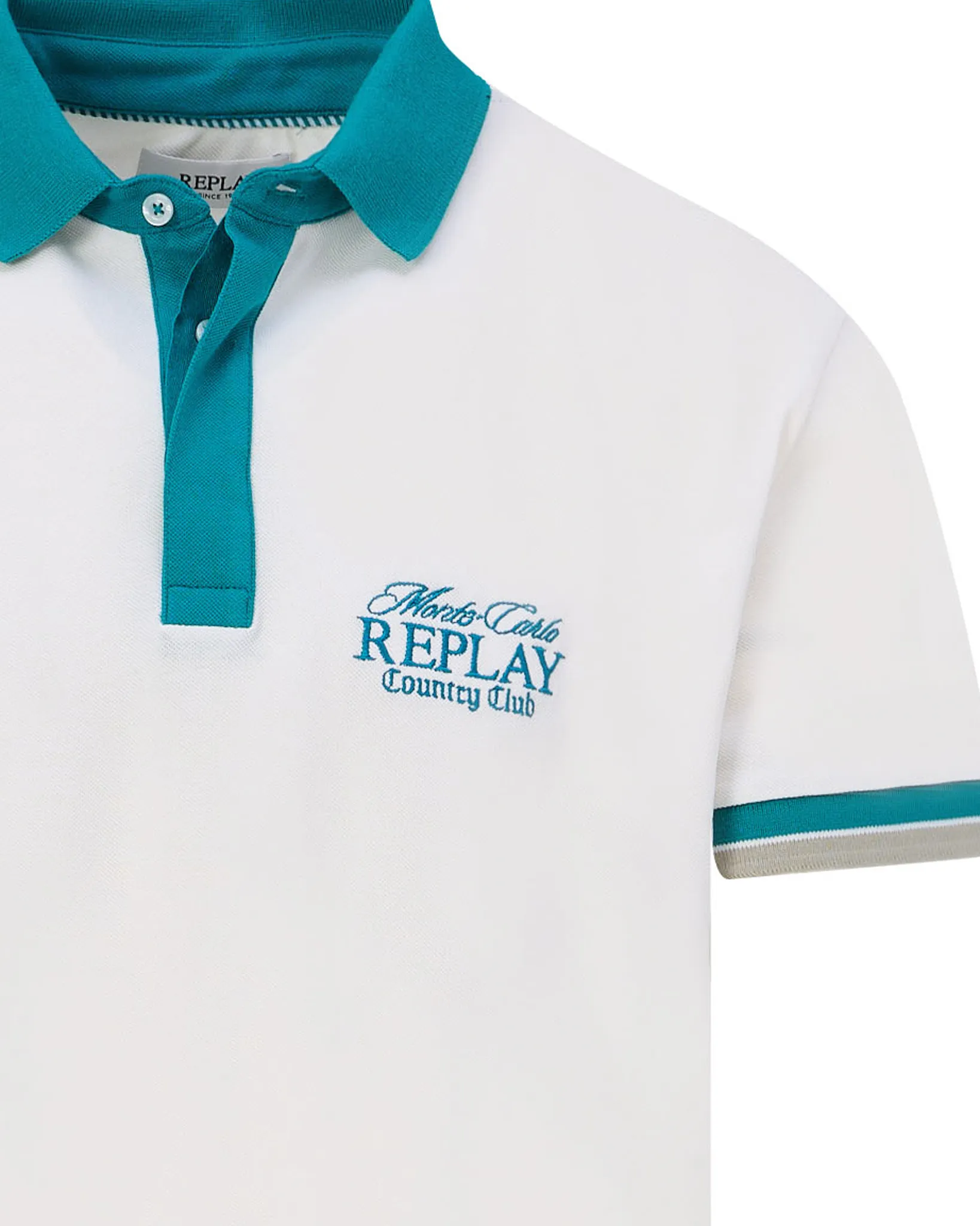 Replay Polo Monaco Blauw 111802-001-L