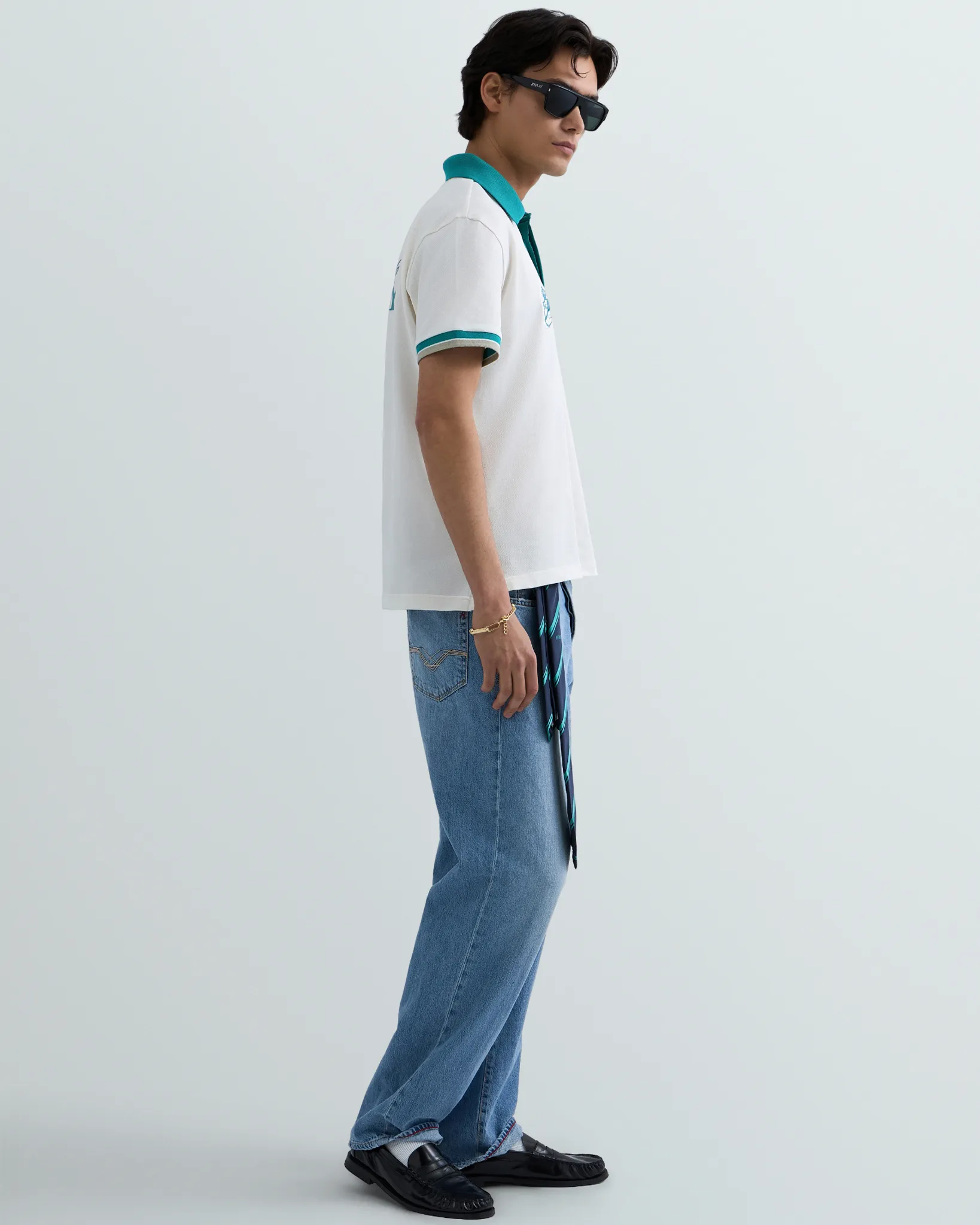 Replay Polo Monaco Blauw 111802-001-L