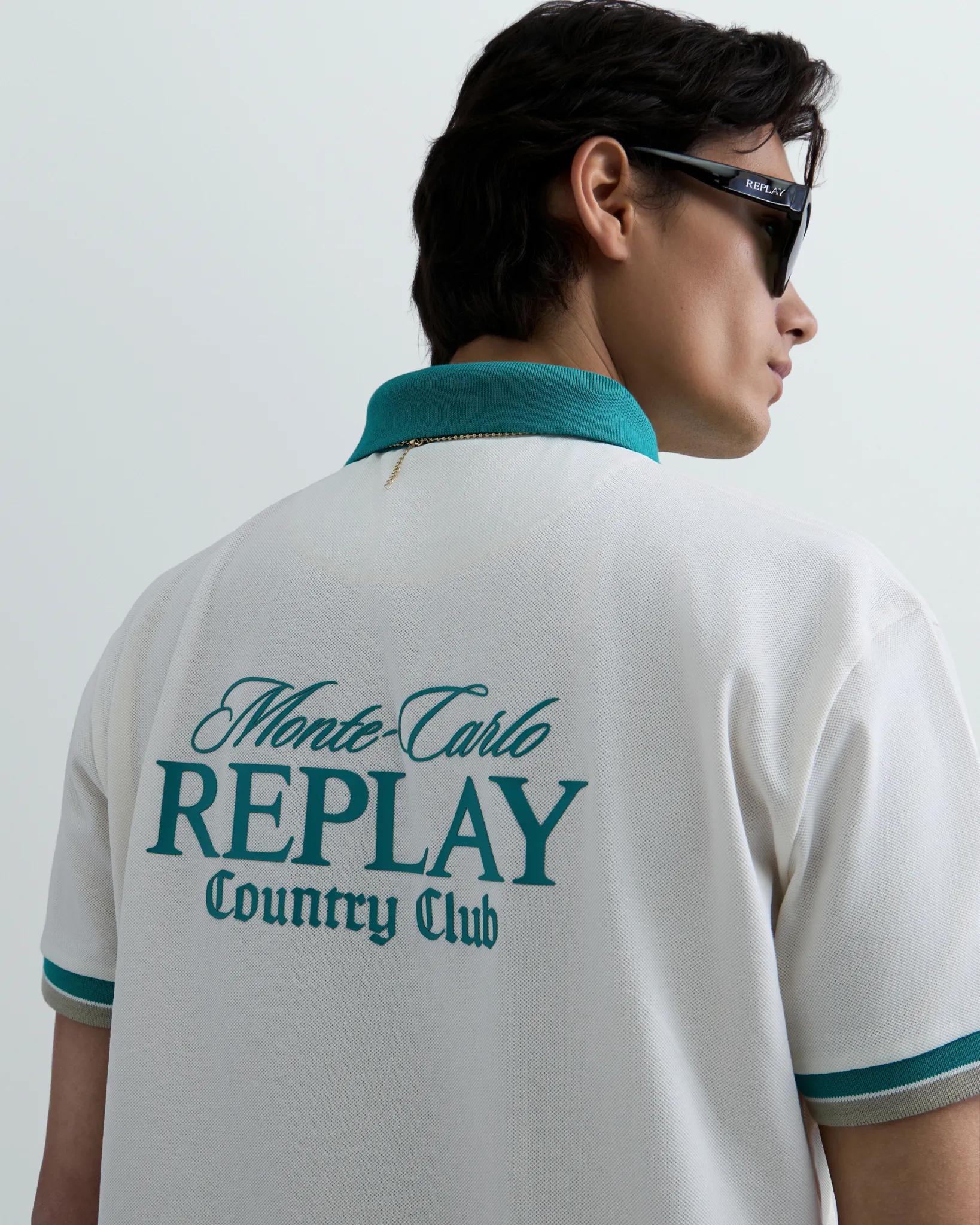 Replay Polo Monaco Blauw 111802-001-L