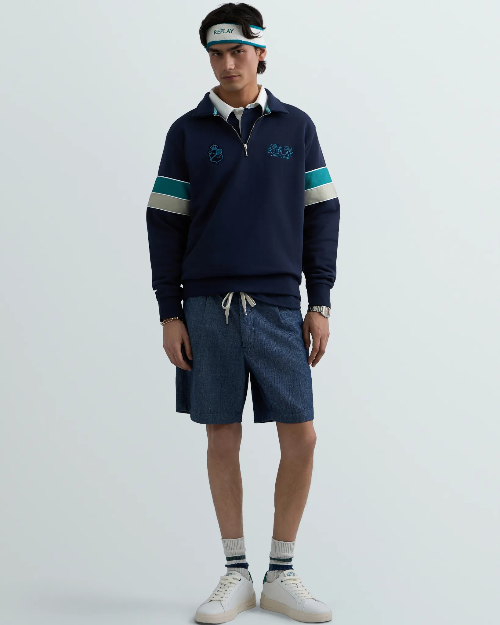 Replay Sweater Blauw 111803-001-L