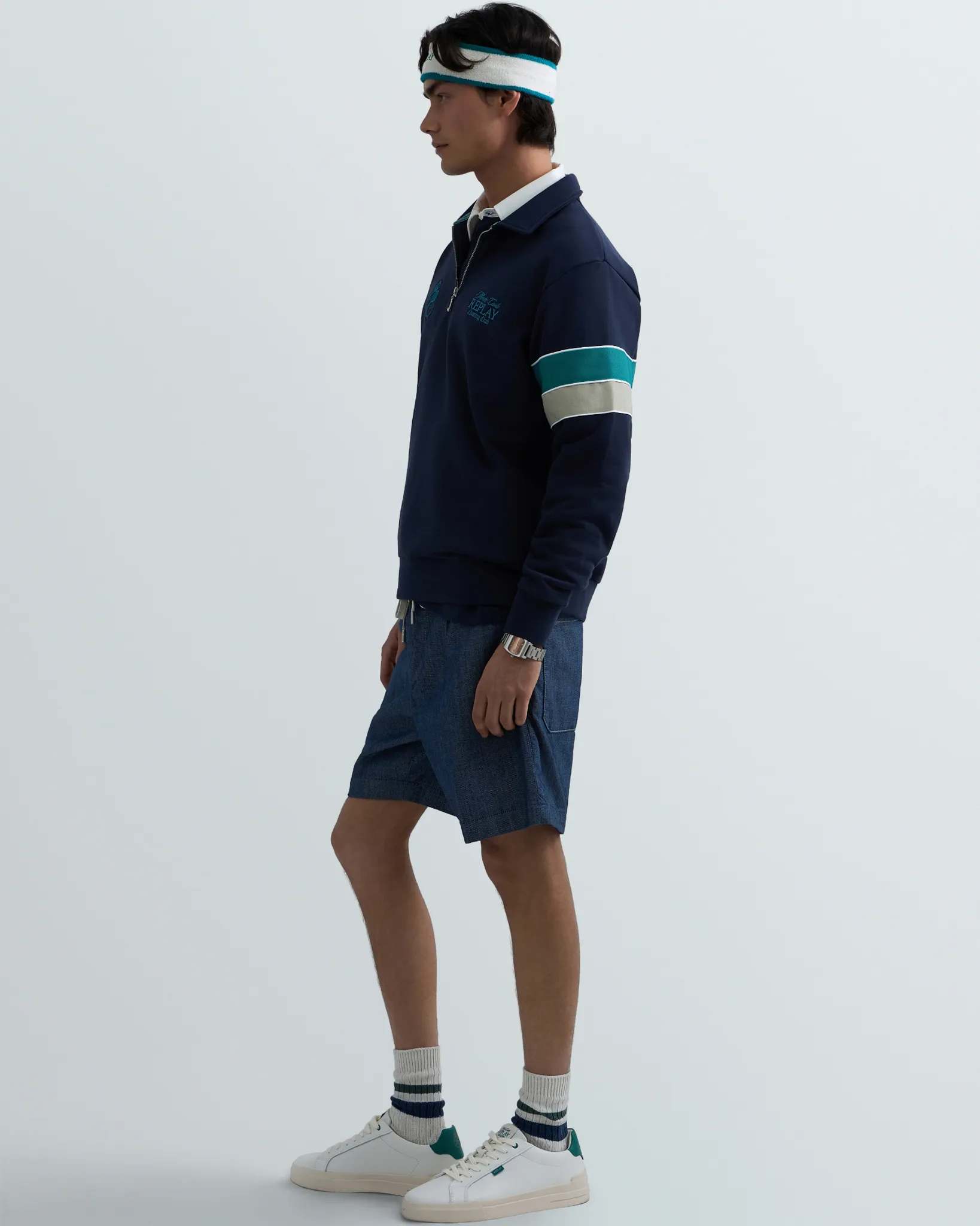 Replay Sweater Blauw 111803-001-L