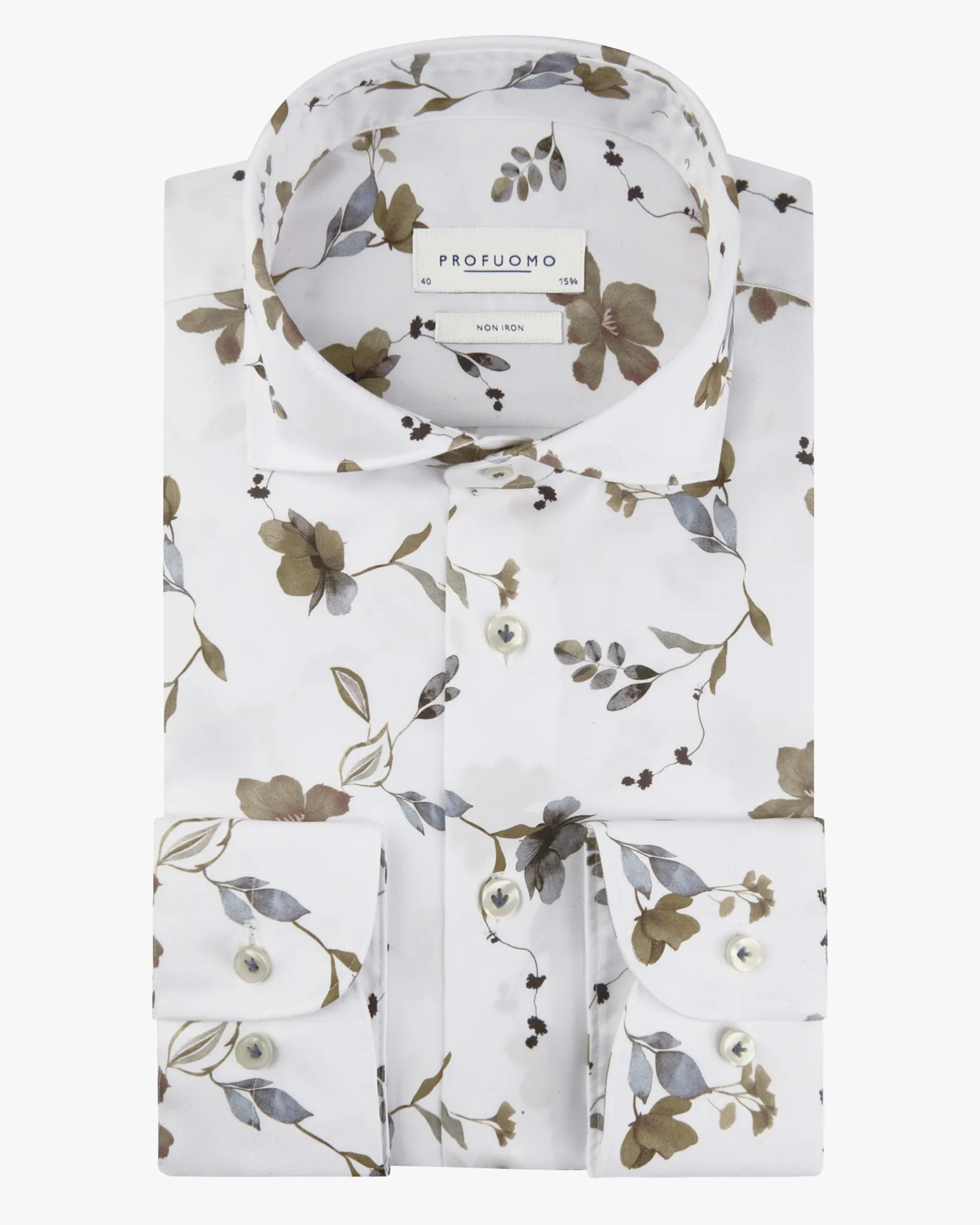 Profuomo Overhemd Blauw 112342-001-39