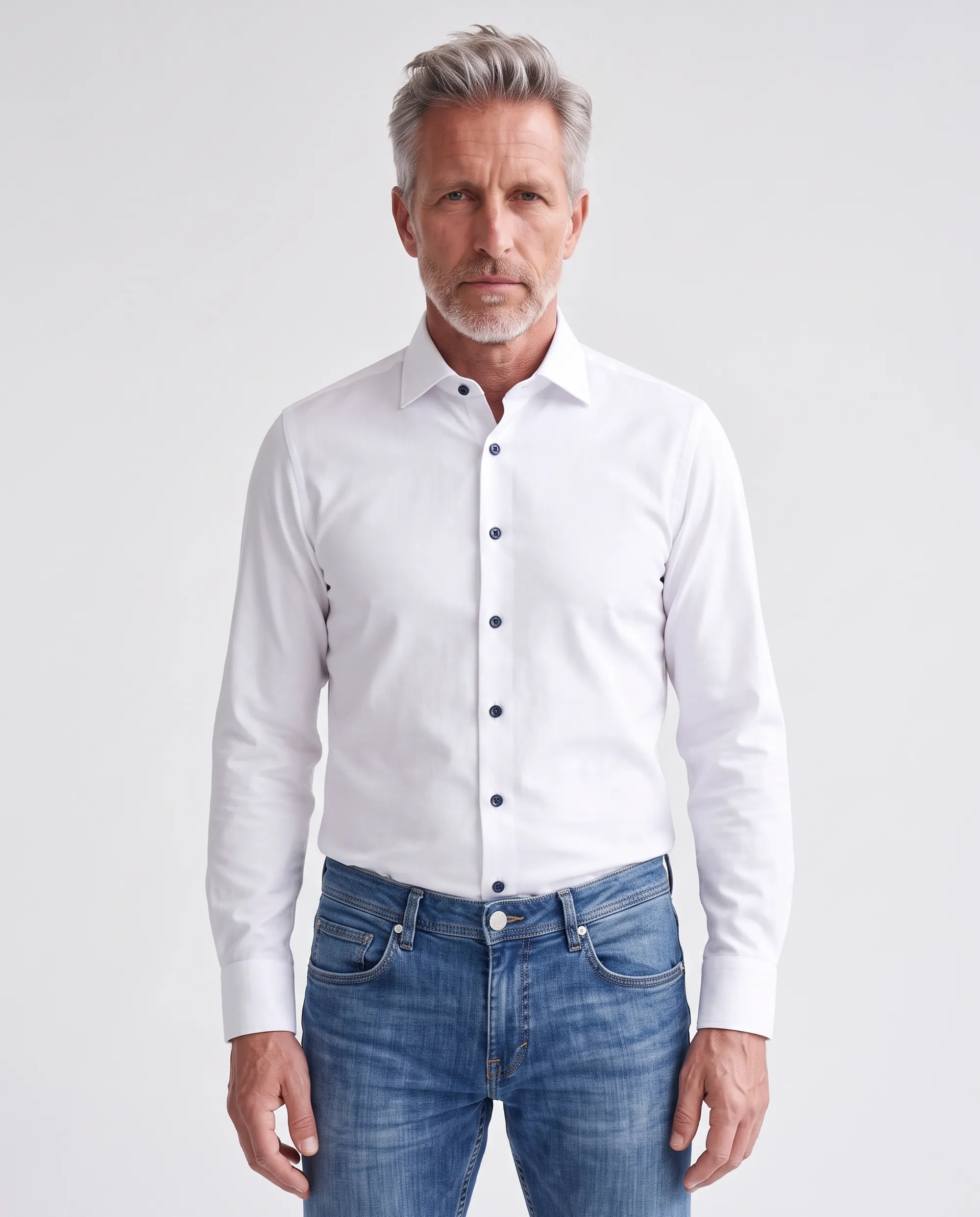 The BLUEPRINT Premium Overhemd WHITE 112576-001-L