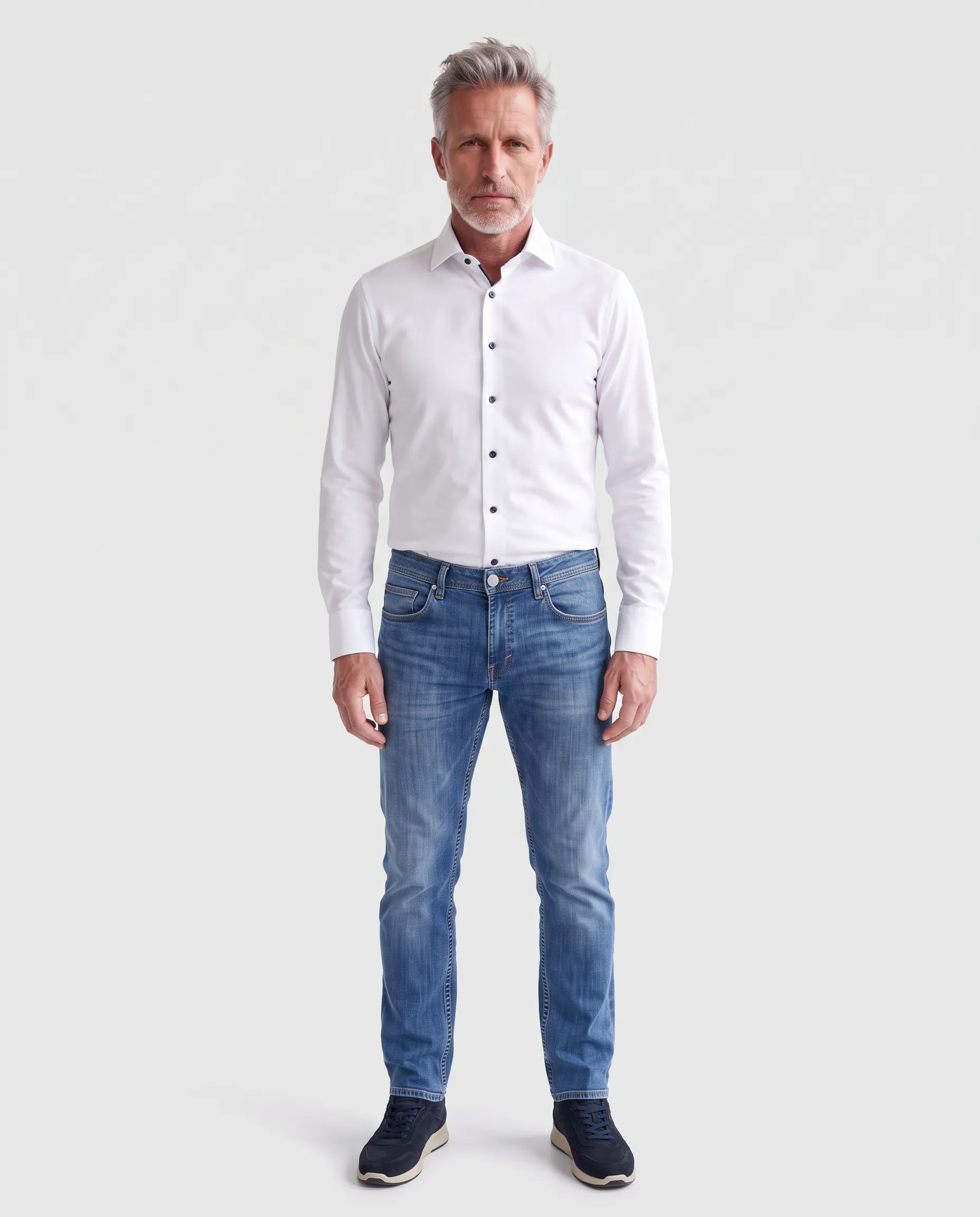 The BLUEPRINT Premium Overhemd WHITE 112576-001-L