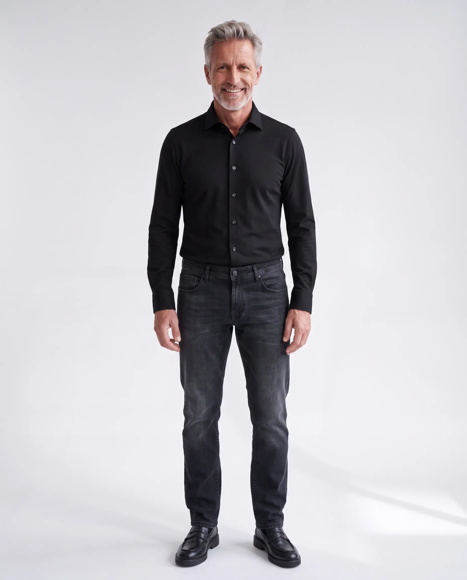 The BLUEPRINT Premium Overhemd Black 112577-001-L