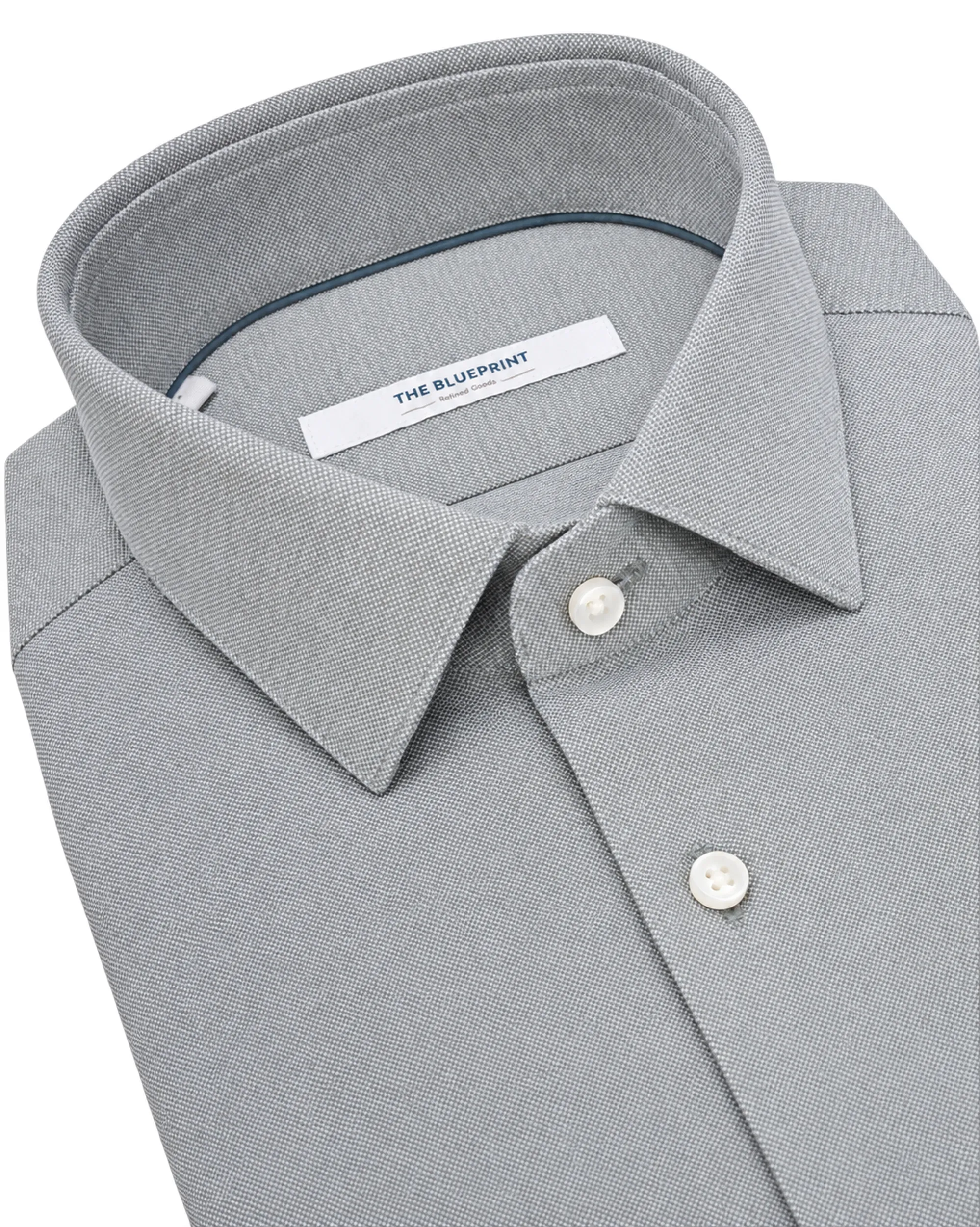 The BLUEPRINT Premium Overhemd Groen uni 112577-004-L