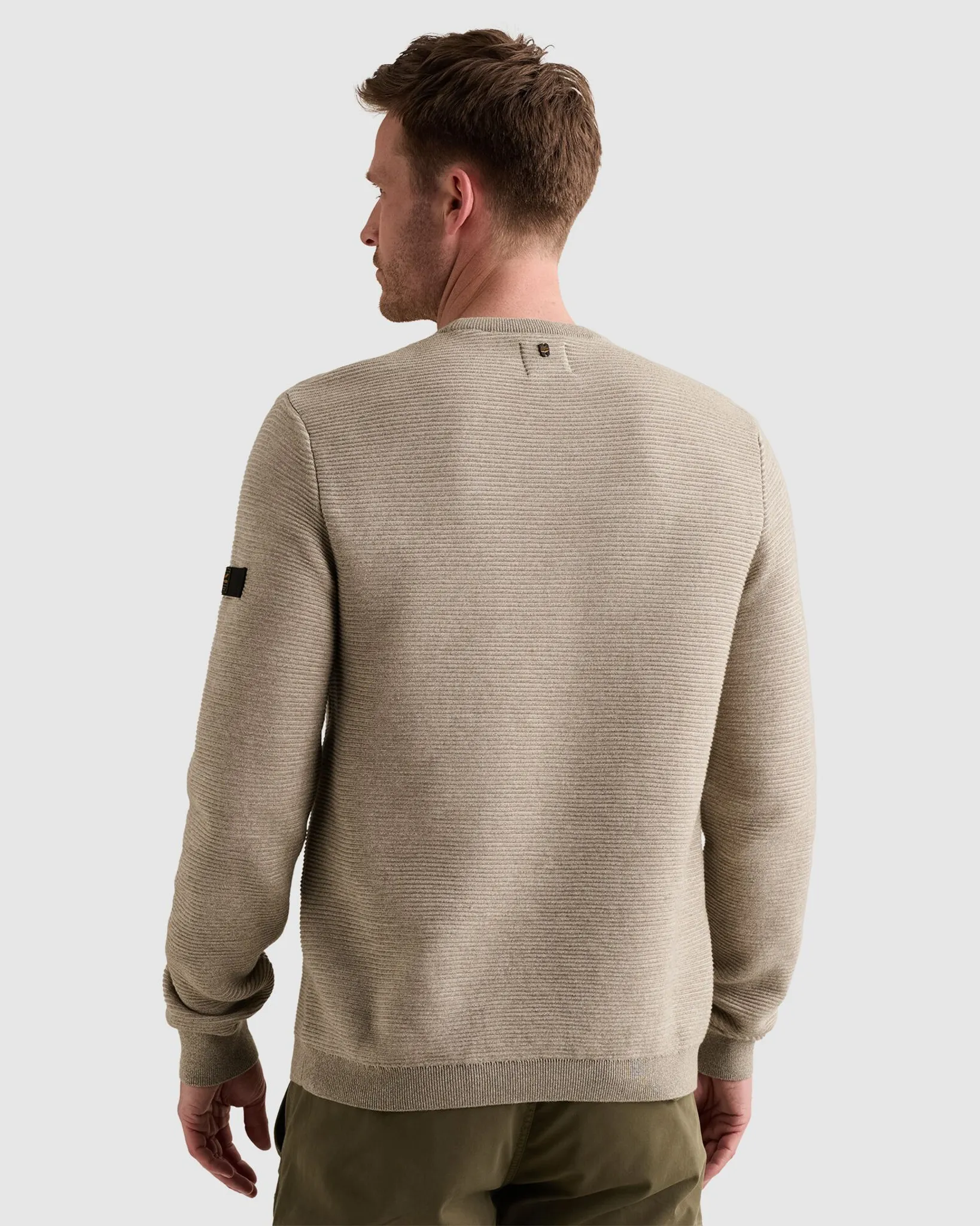 PME Legend Trui ronde hals Wit 112585-001-L