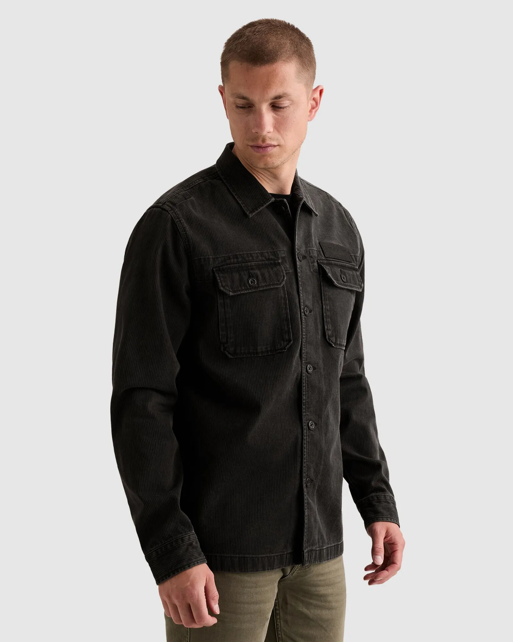 PME Legend Overshirt Grijs 112593-001-L