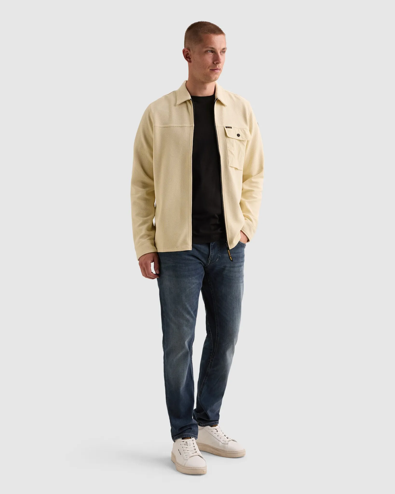 PME Legend Casual overhemd Wit 112594-001-L