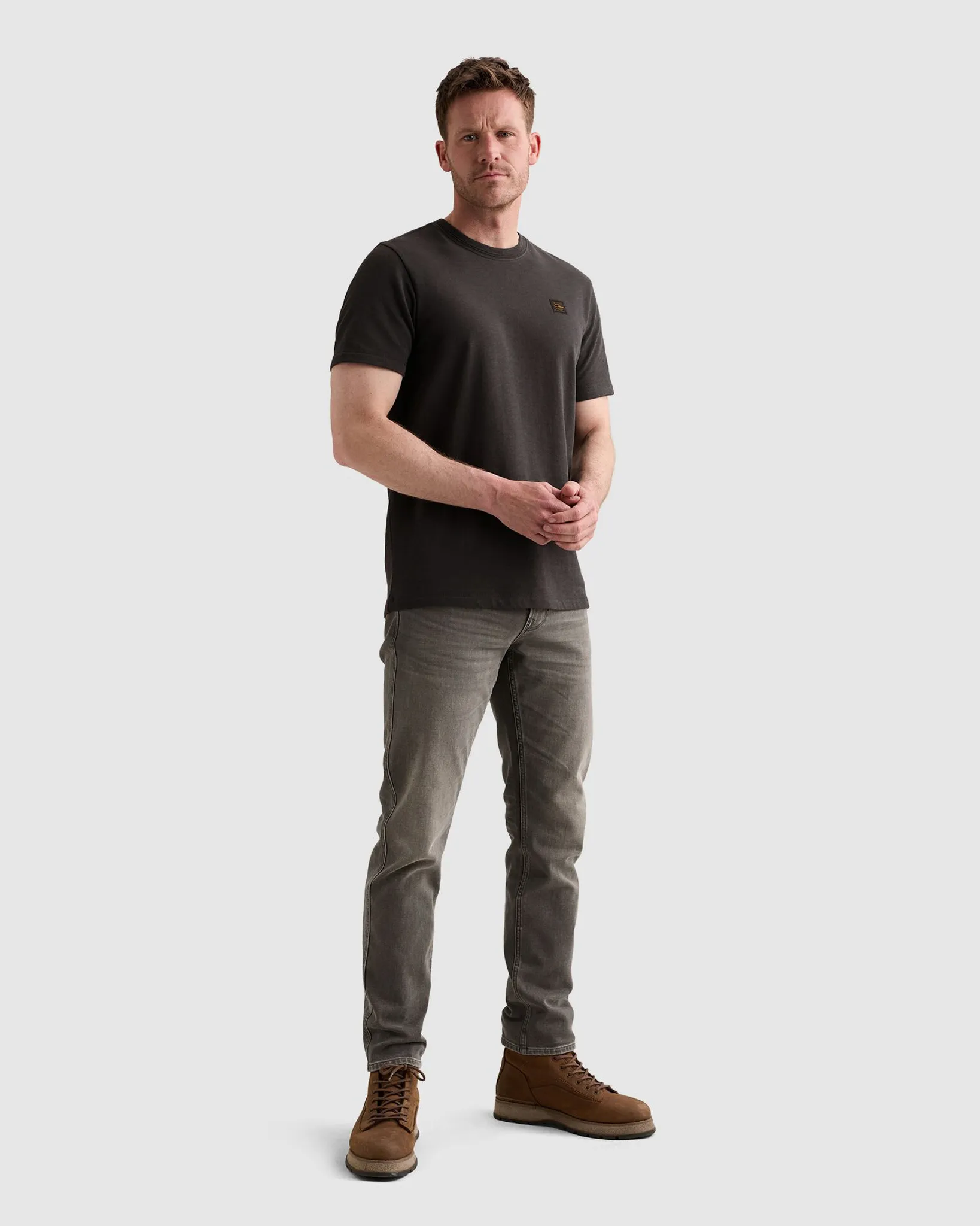PME Legend T-shirt Grijs 112598-001-L