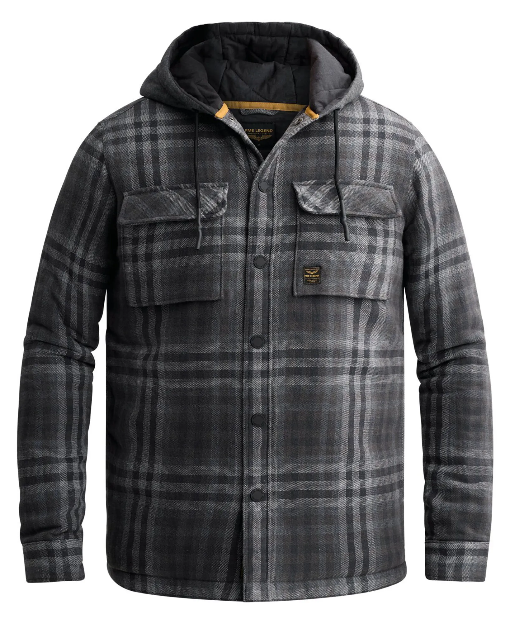PME Legend Casual overhemd Grijs 112599-001-L