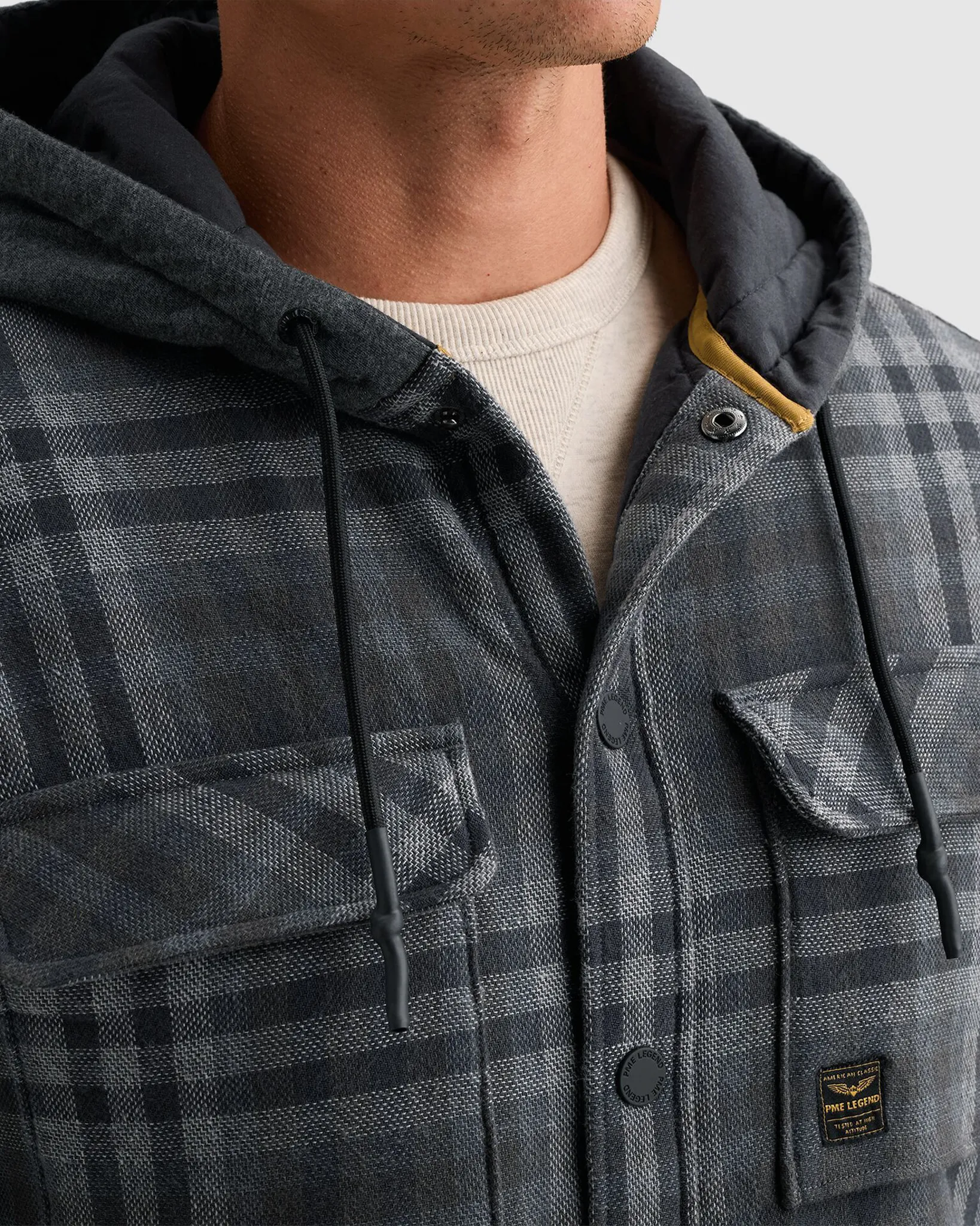 PME Legend Casual overhemd Grijs 112599-001-L