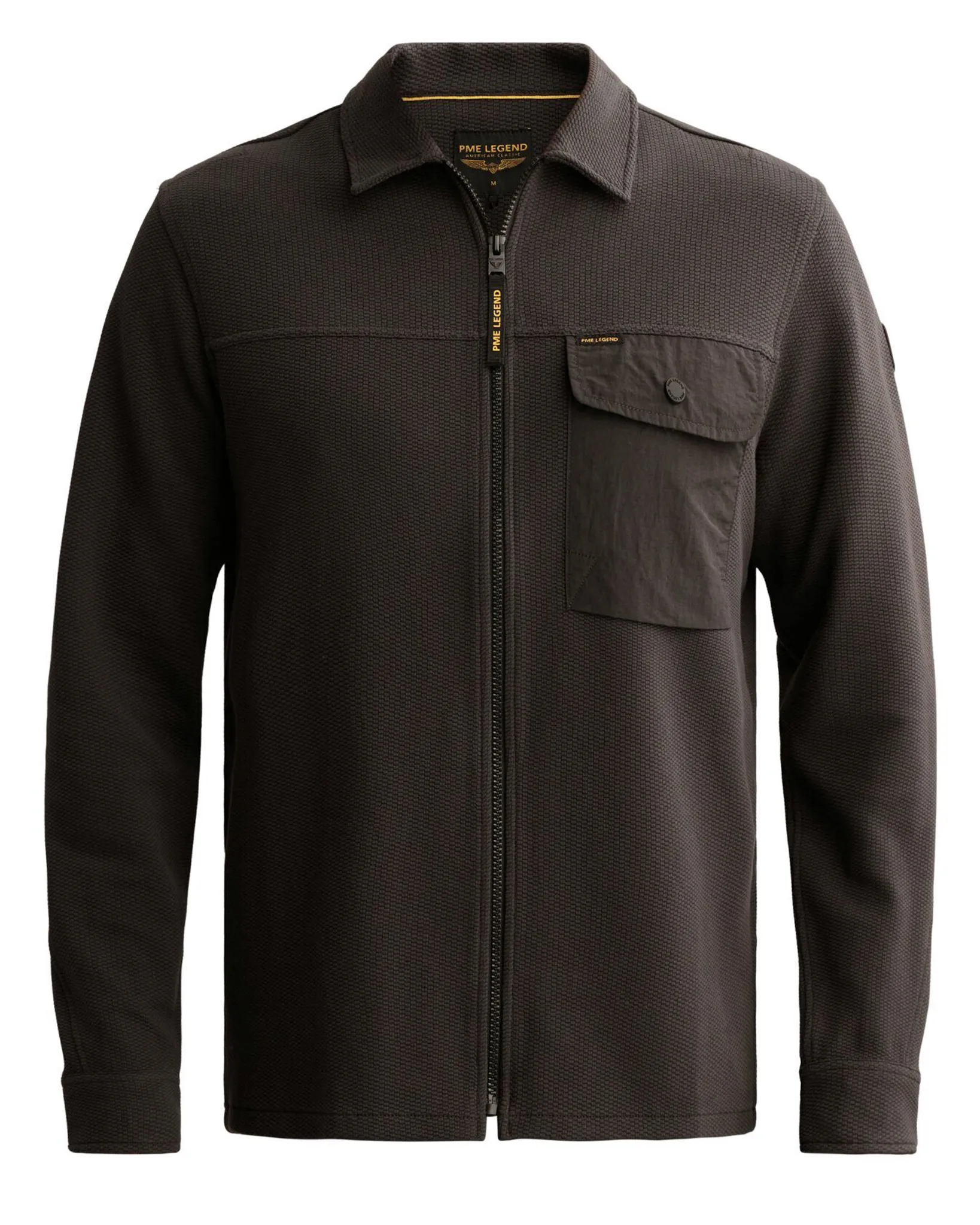PME Legend Casual overhemd Grijs 112615-001-L