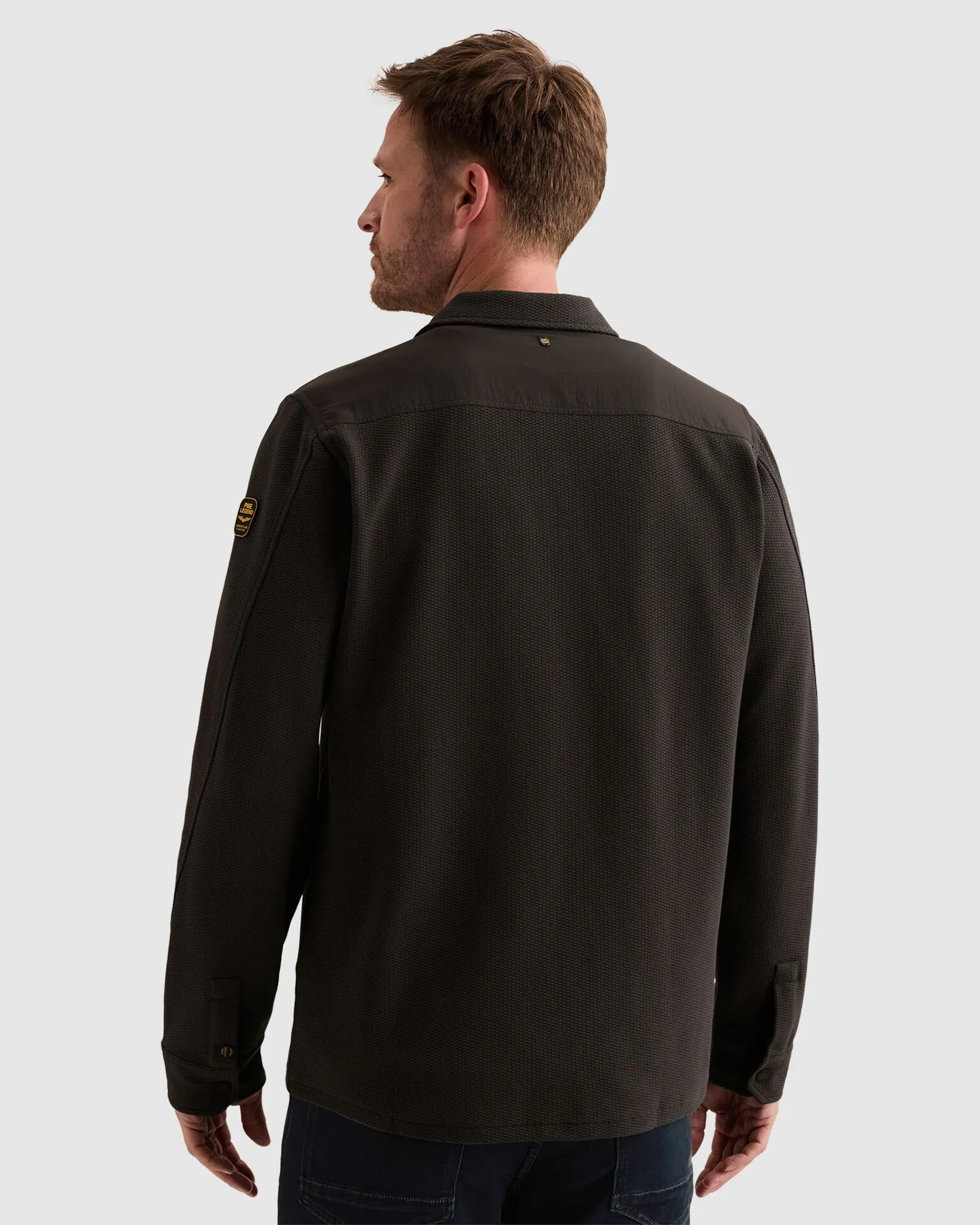 PME Legend Casual overhemd Grijs 112615-001-L