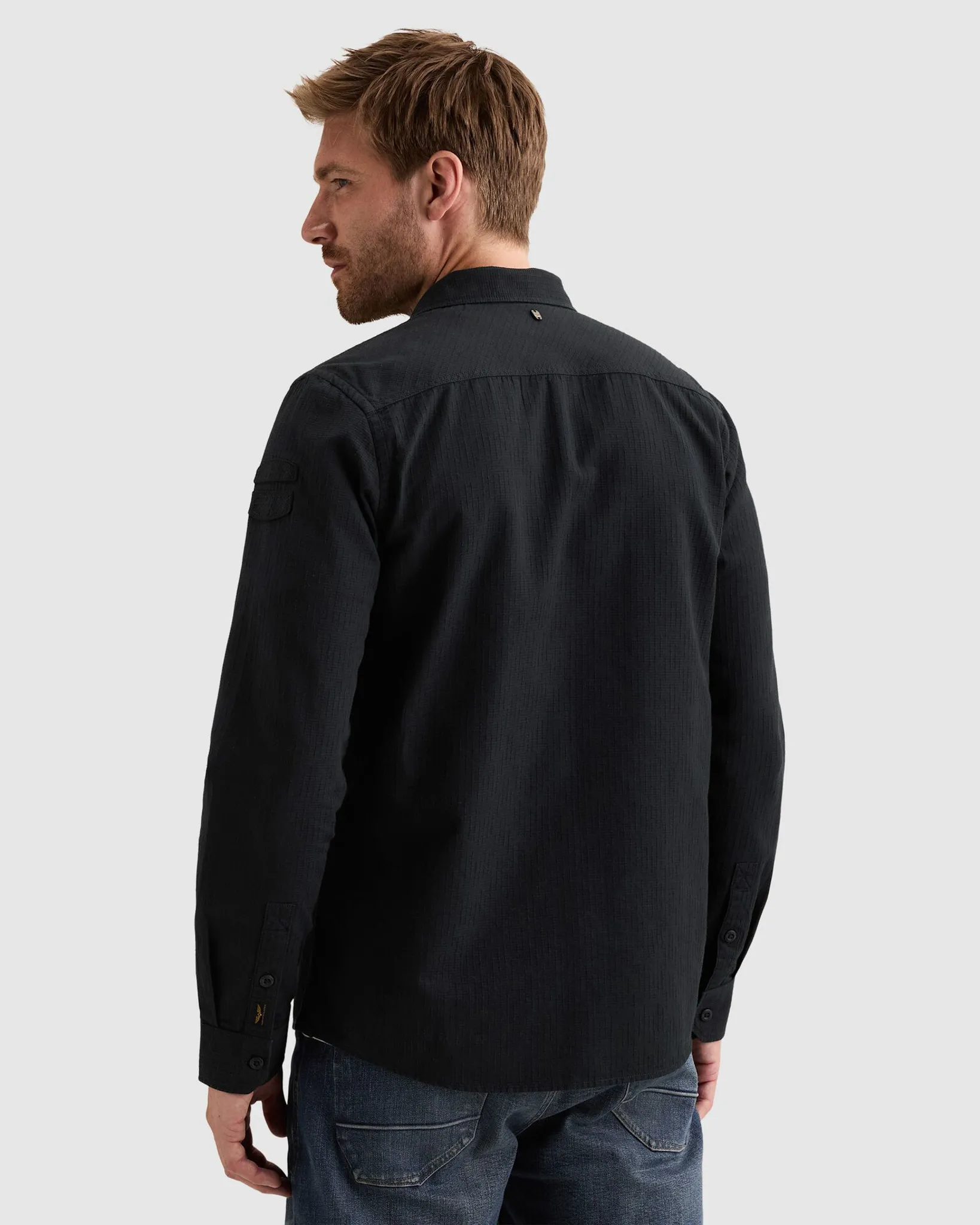 PME Legend Casual Overhemd Blauw 112621-001-M