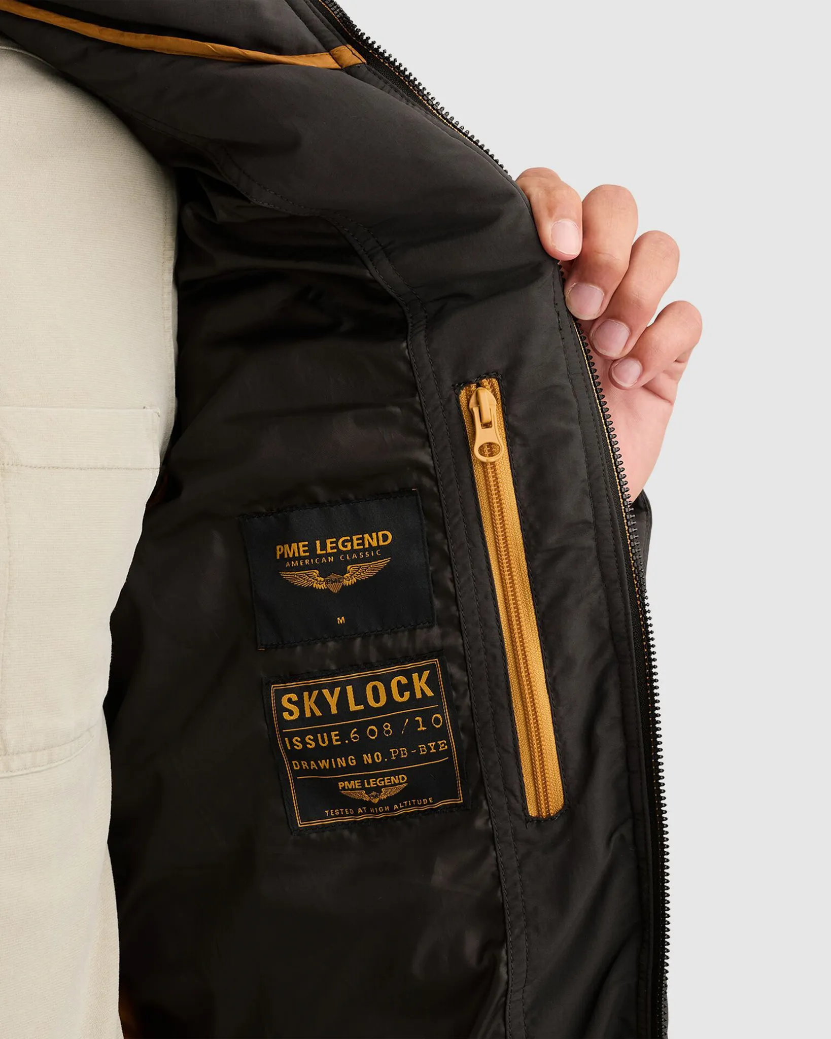 PME Legend Skylock Gewatteerde jas Grijs 112624-001-L