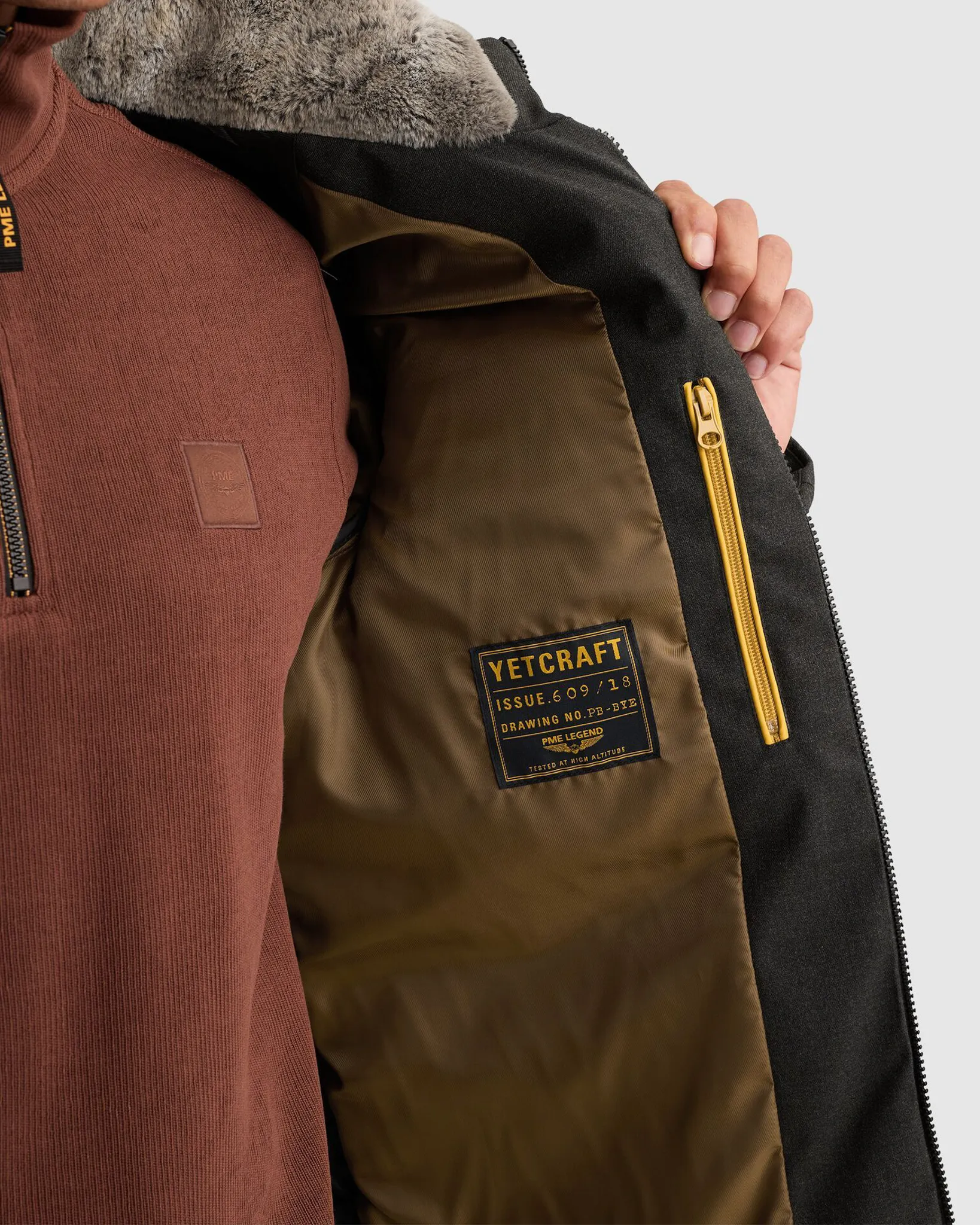 PME Legend Yetcraft Gewatteerde jas Zwart 112628-001-L