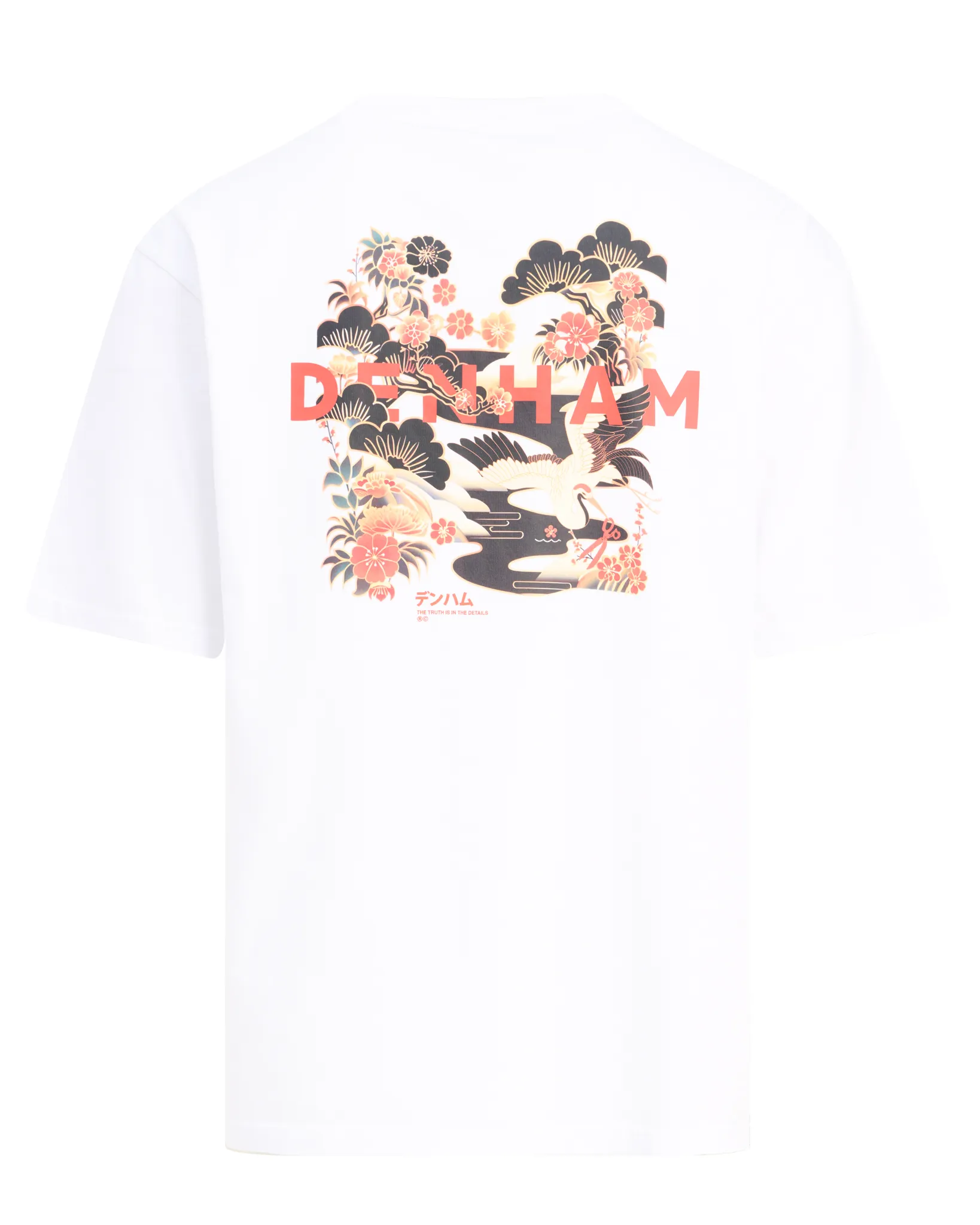 Denham Kansai Graphic T-shirt Wit 112642-001-L