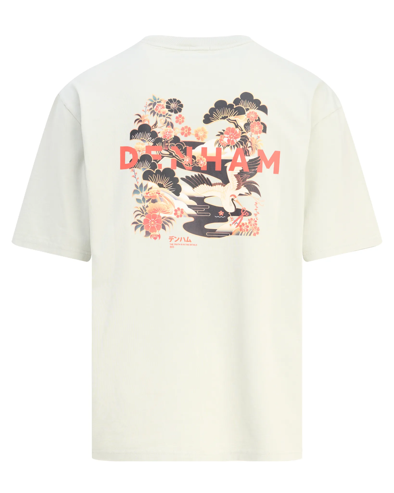 Denham Kansai Graphic T-shirt Groen 112643-001-L