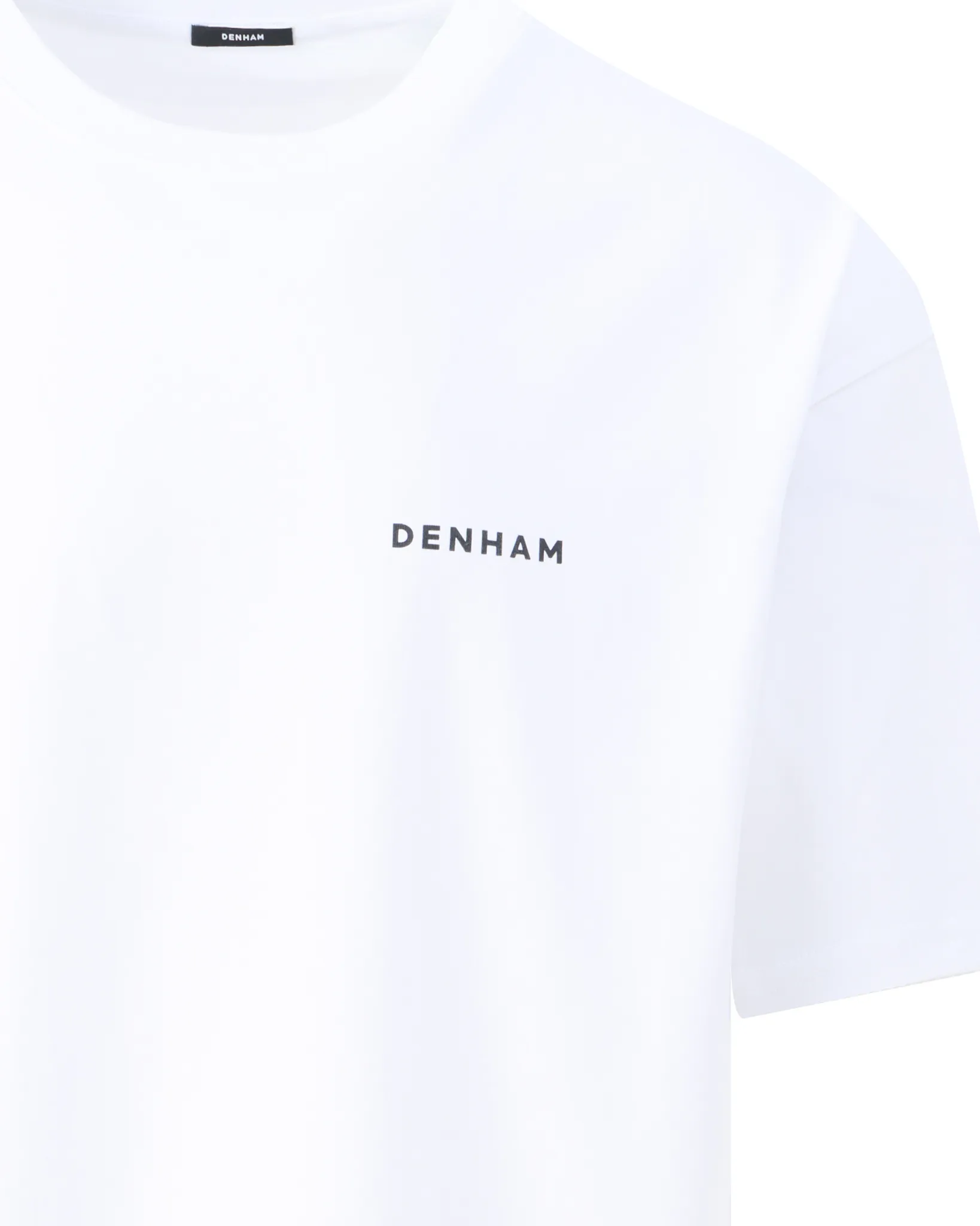 Denham Flowy Graphic T-shirt Wit 112644-001-L