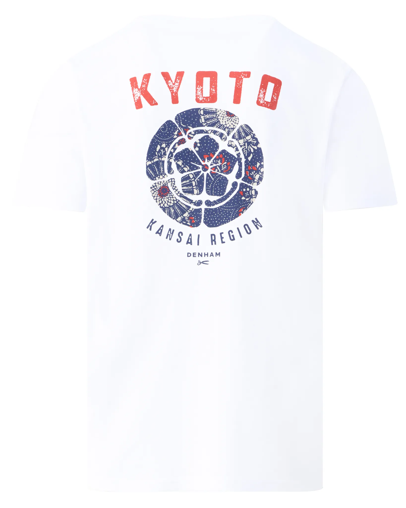 Denham Kyoton Graphic T-shirt Wit 112648-001-L