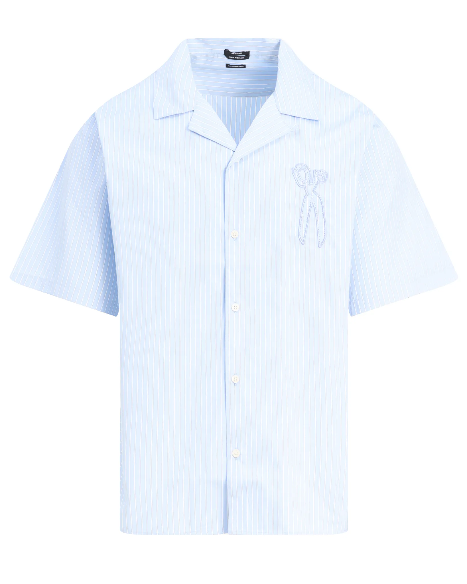 Denham Scissor Patch Casual shirt Rood 112656-001-L