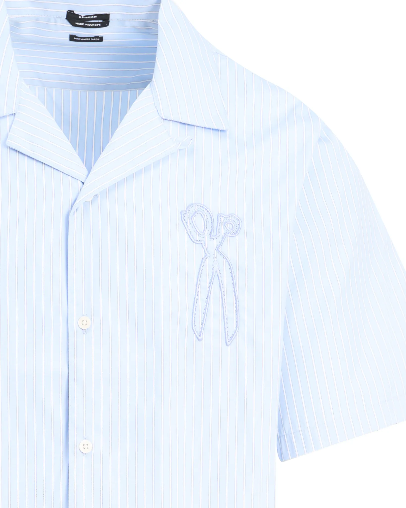 Denham Scissor Patch Casual shirt Rood 112656-001-L