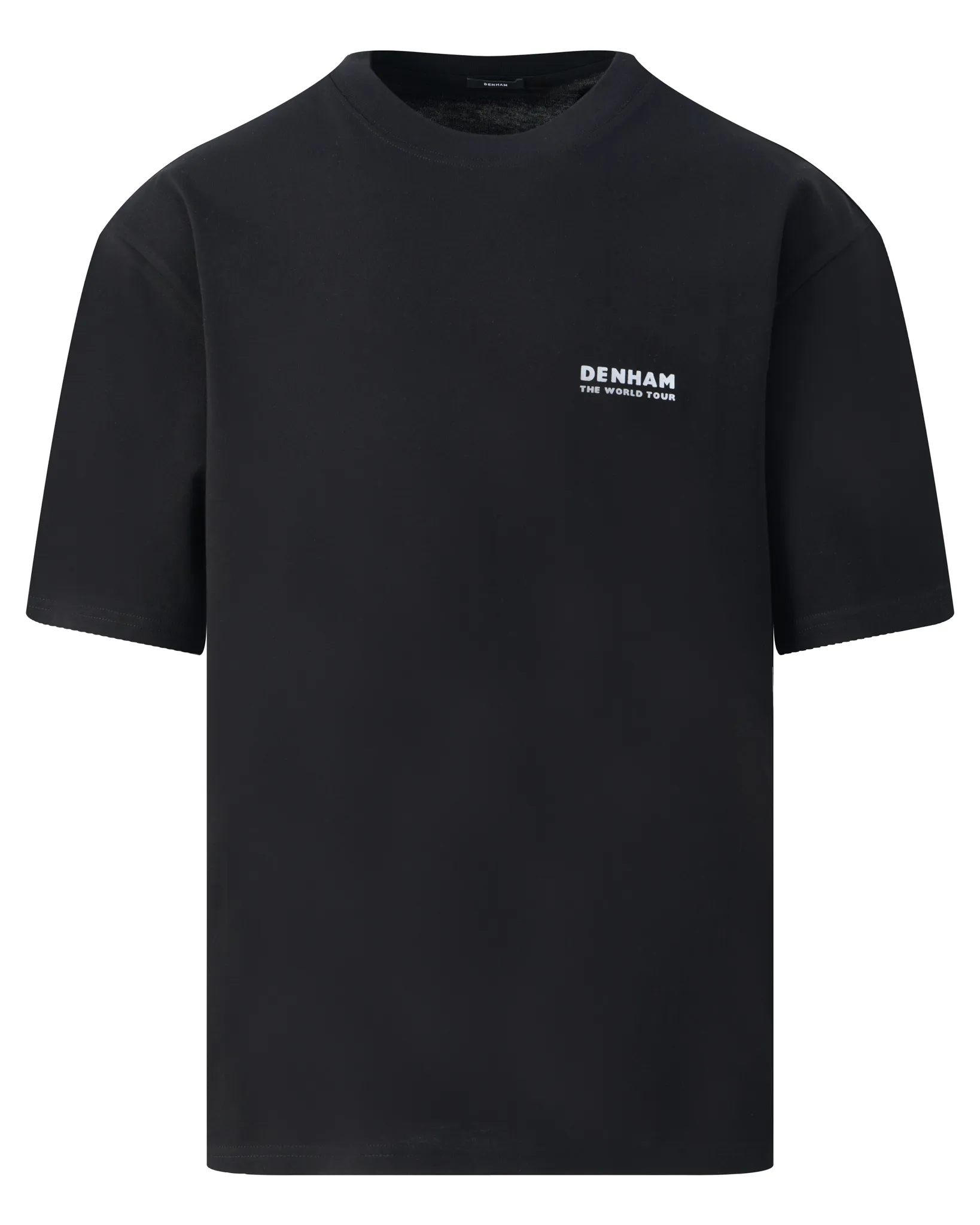 Denham Ruben Graphic T-shirt Zwart 112659-001-L