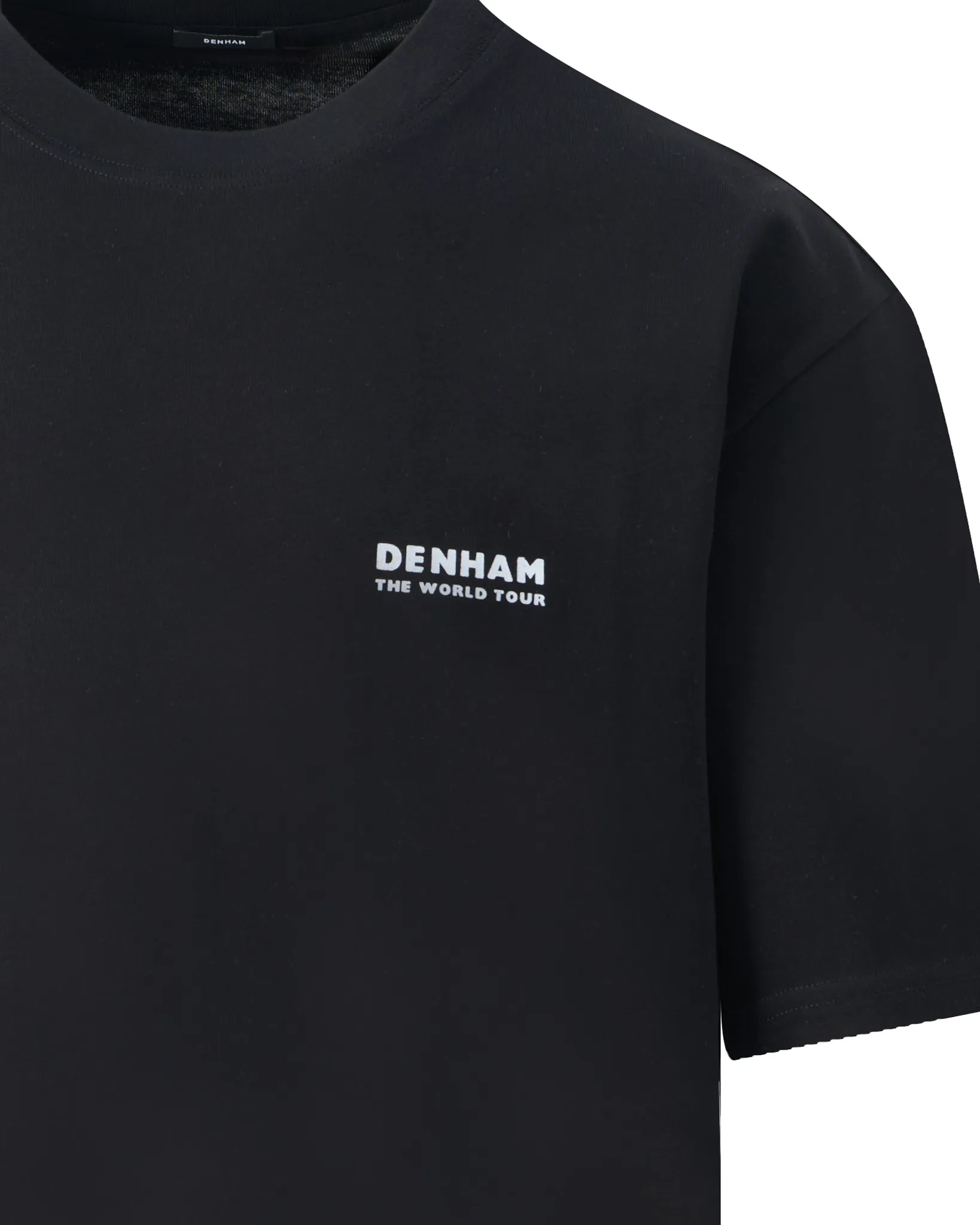 Denham Ruben Graphic T-shirt Zwart 112659-001-L