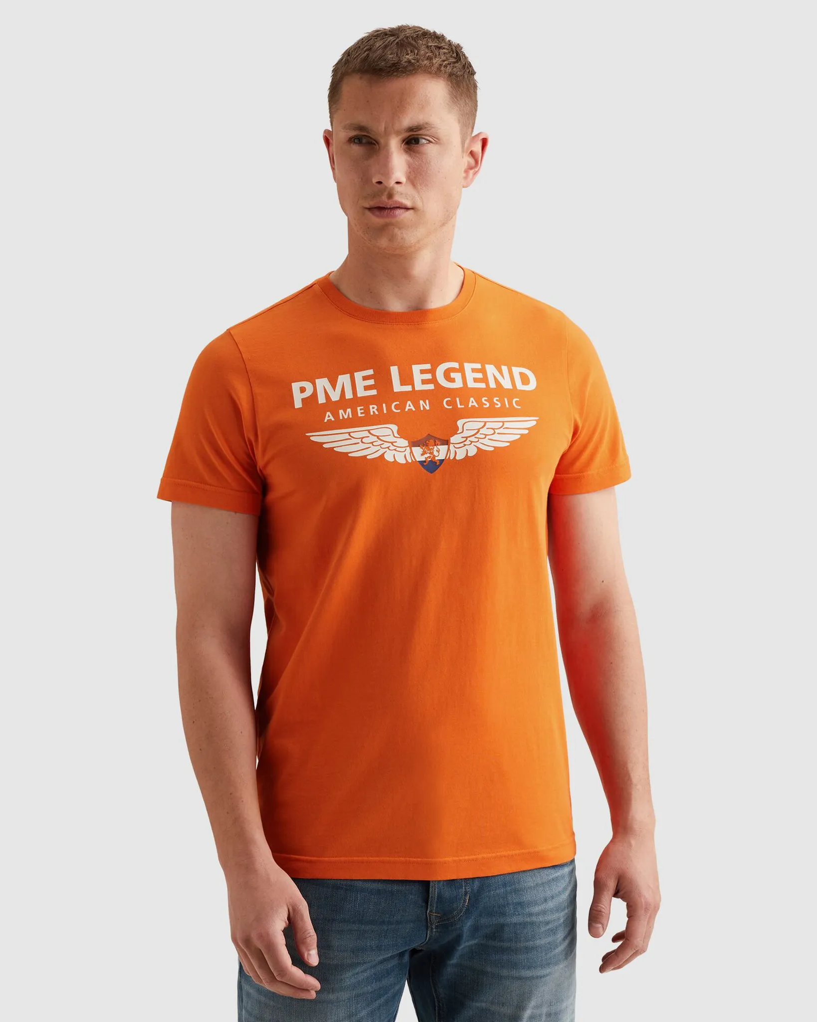 PME Legend T-shirt Korte mouw Oranje 112665-001-L